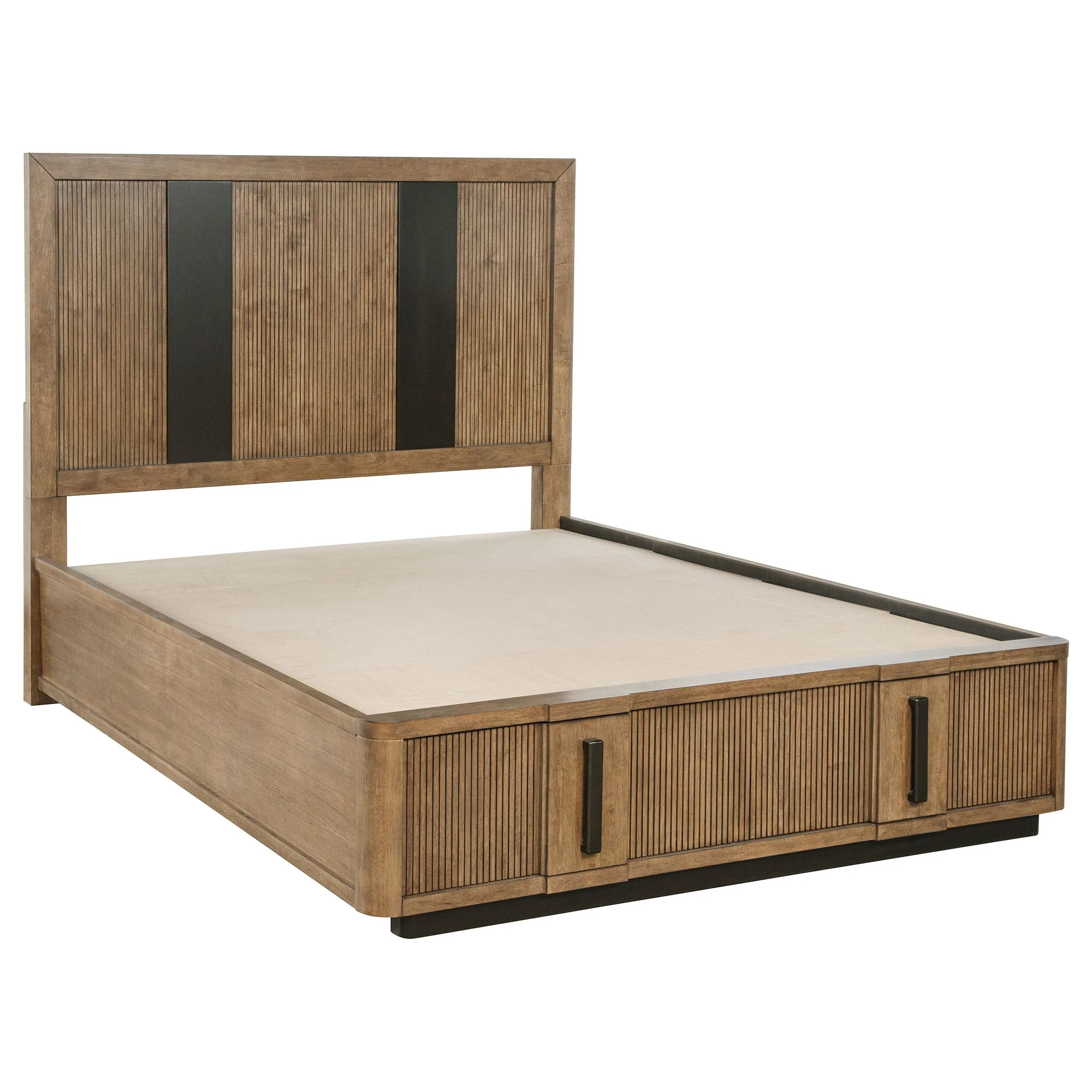 Coaster Furniture Terrace 224900KW 2-Drawer California King Storage Bed - Ash Brown - Image 1