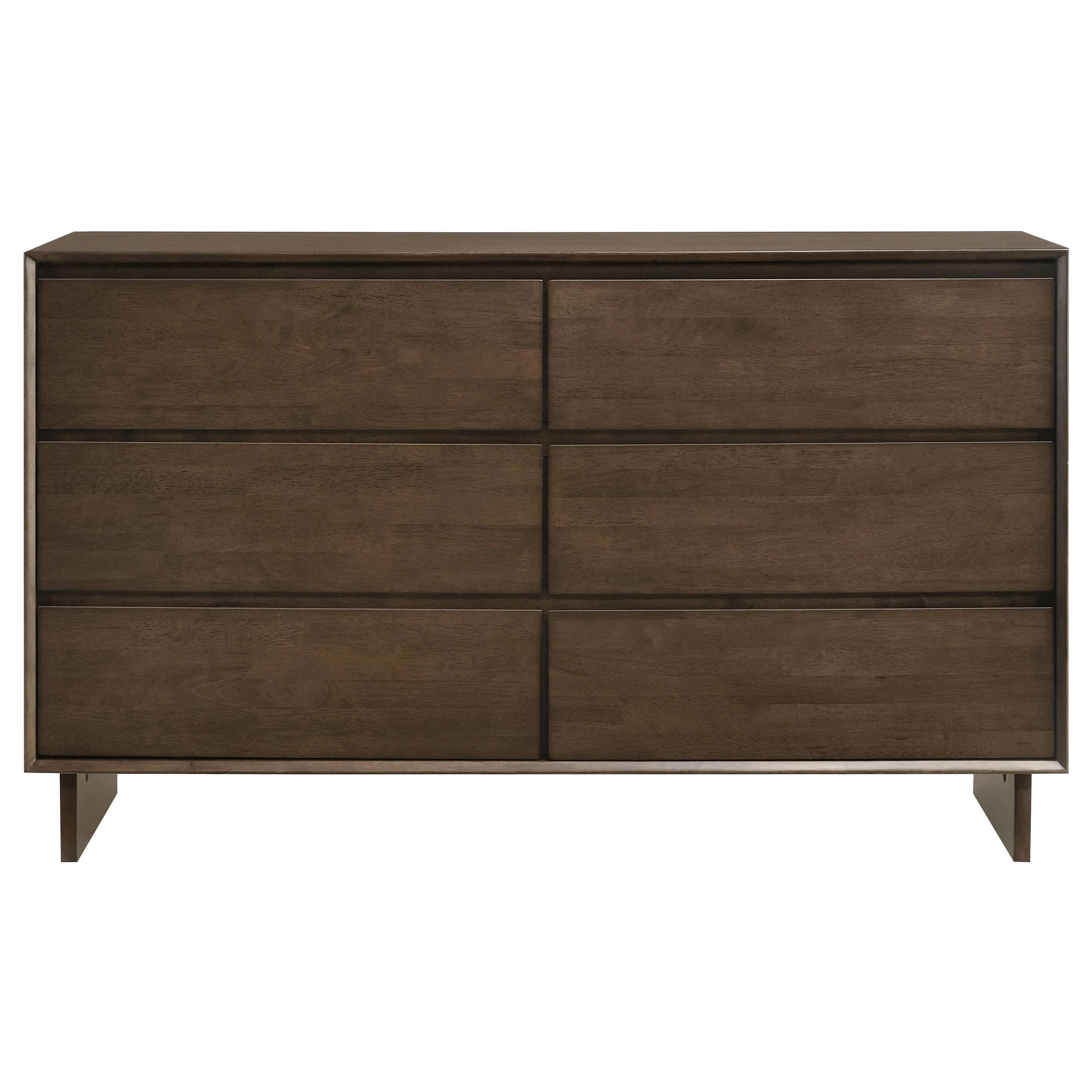 Coaster Furniture Glenwood 225013 6-Drawer Dresser Cabinet - Warm Brown - Image 2