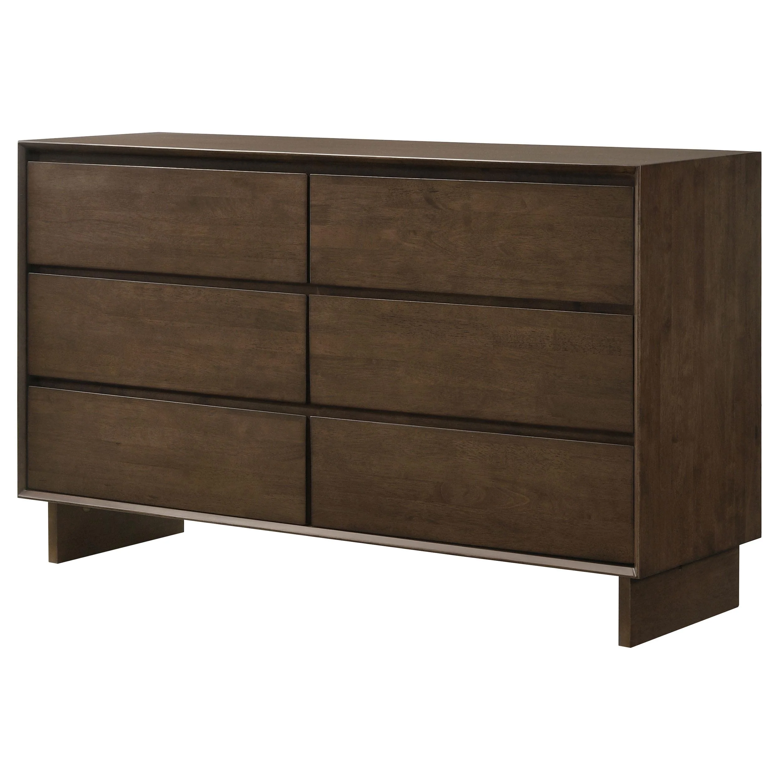 Coaster Furniture Glenwood 225013 6-Drawer Dresser Cabinet - Warm Brown - Image 3