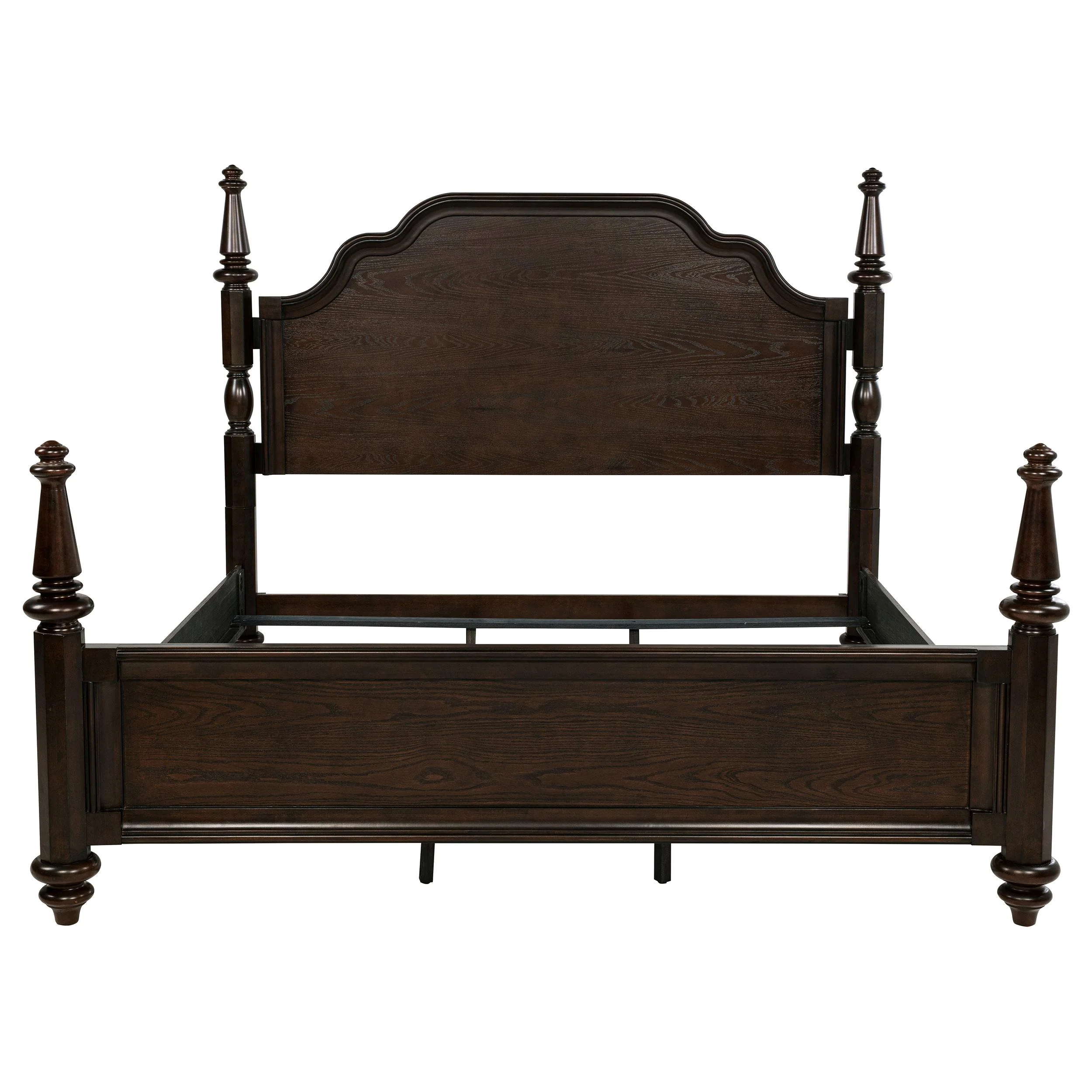Coaster Furniture Andover 223631KE 63-inch Four Poster Eastern King Bed - Dark Oak - Image 3