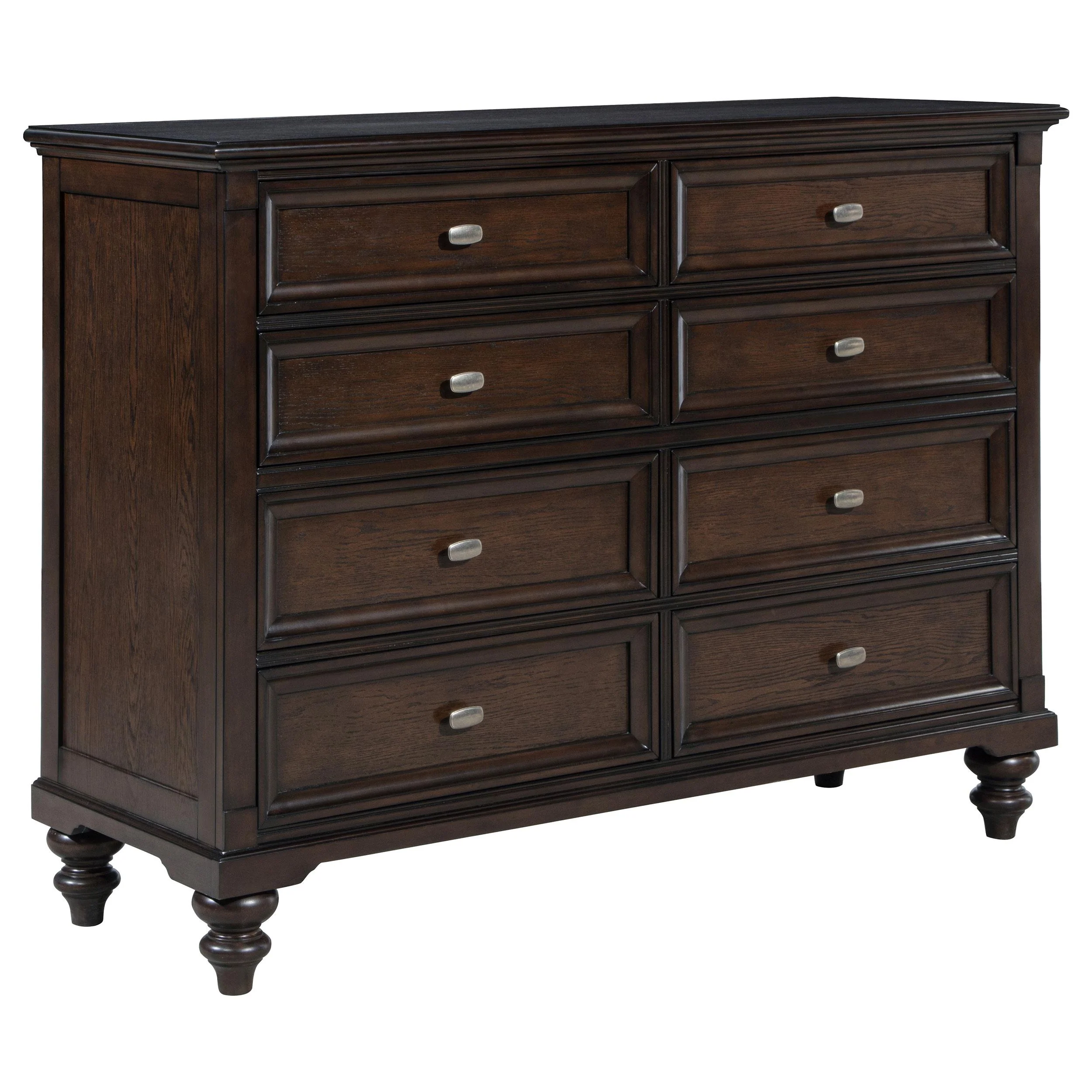 Coaster Furniture Andover 223633 8-Drawer Dresser Cabinet - Dark Oak - Image 1