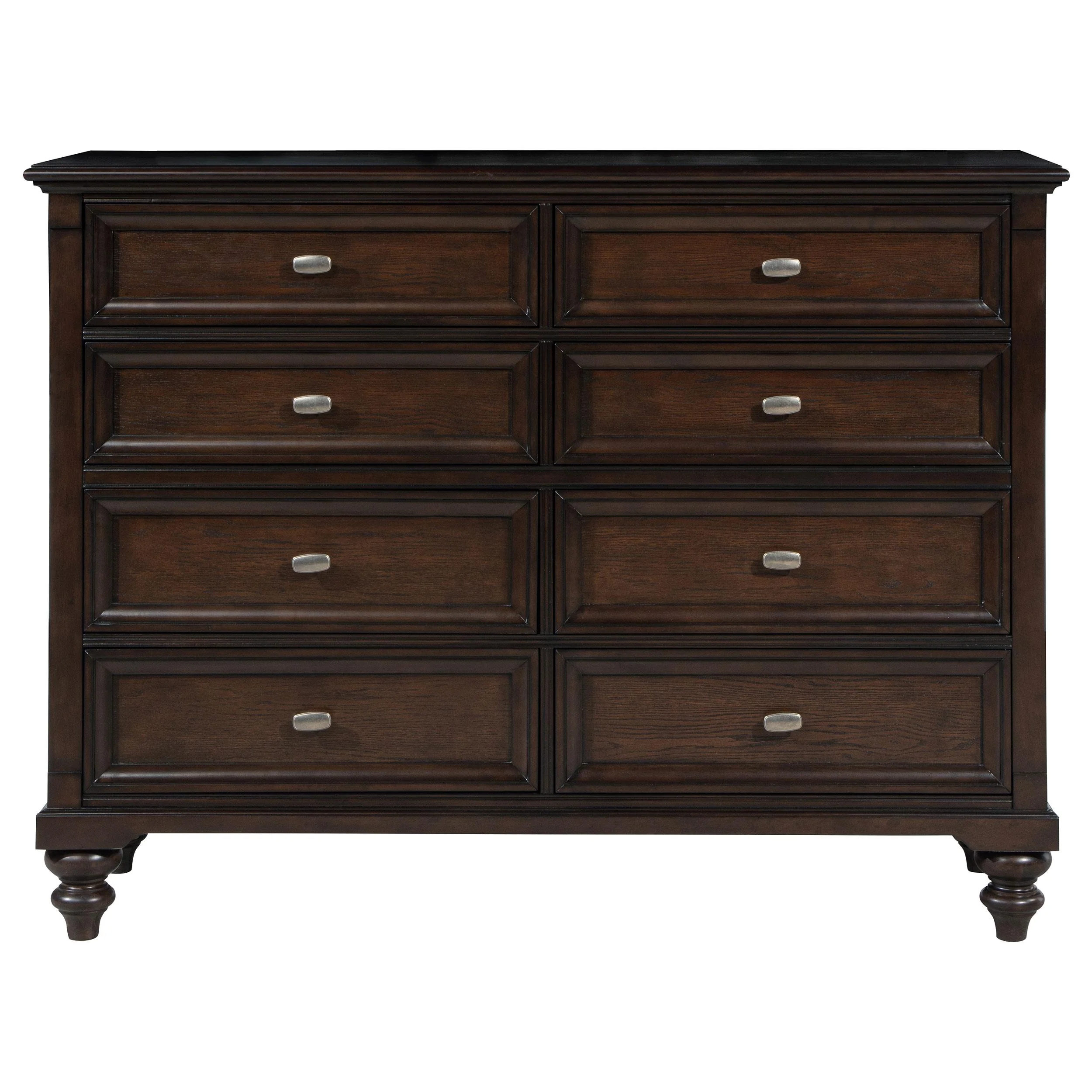 Coaster Furniture Andover 223633 8-Drawer Dresser Cabinet - Dark Oak - Image 2