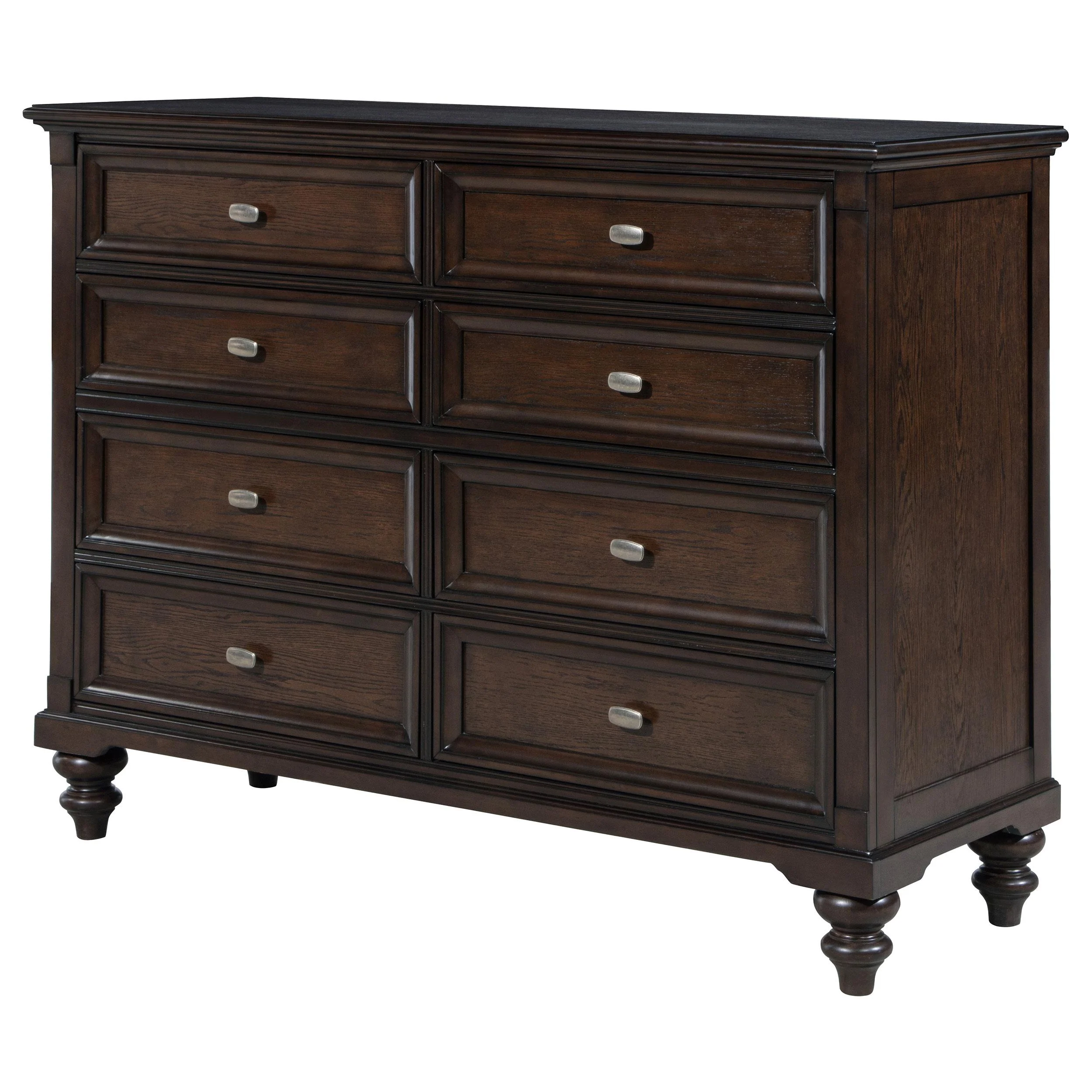 Coaster Furniture Andover 223633 8-Drawer Dresser Cabinet - Dark Oak - Image 3