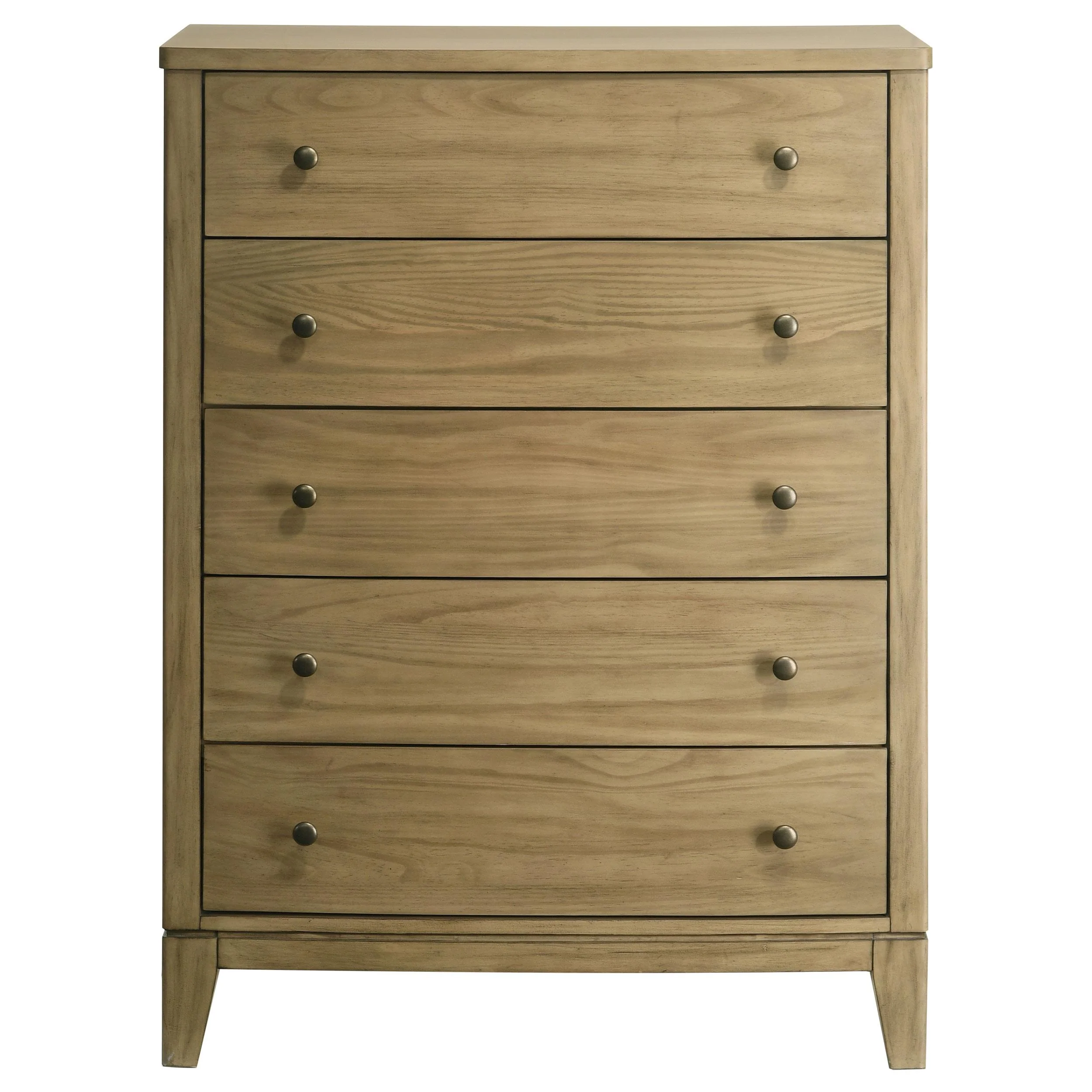 Coaster Furniture Granada 224925 5-Drawer Bedroom Chest of Drawers - Natural Pine - Image 2