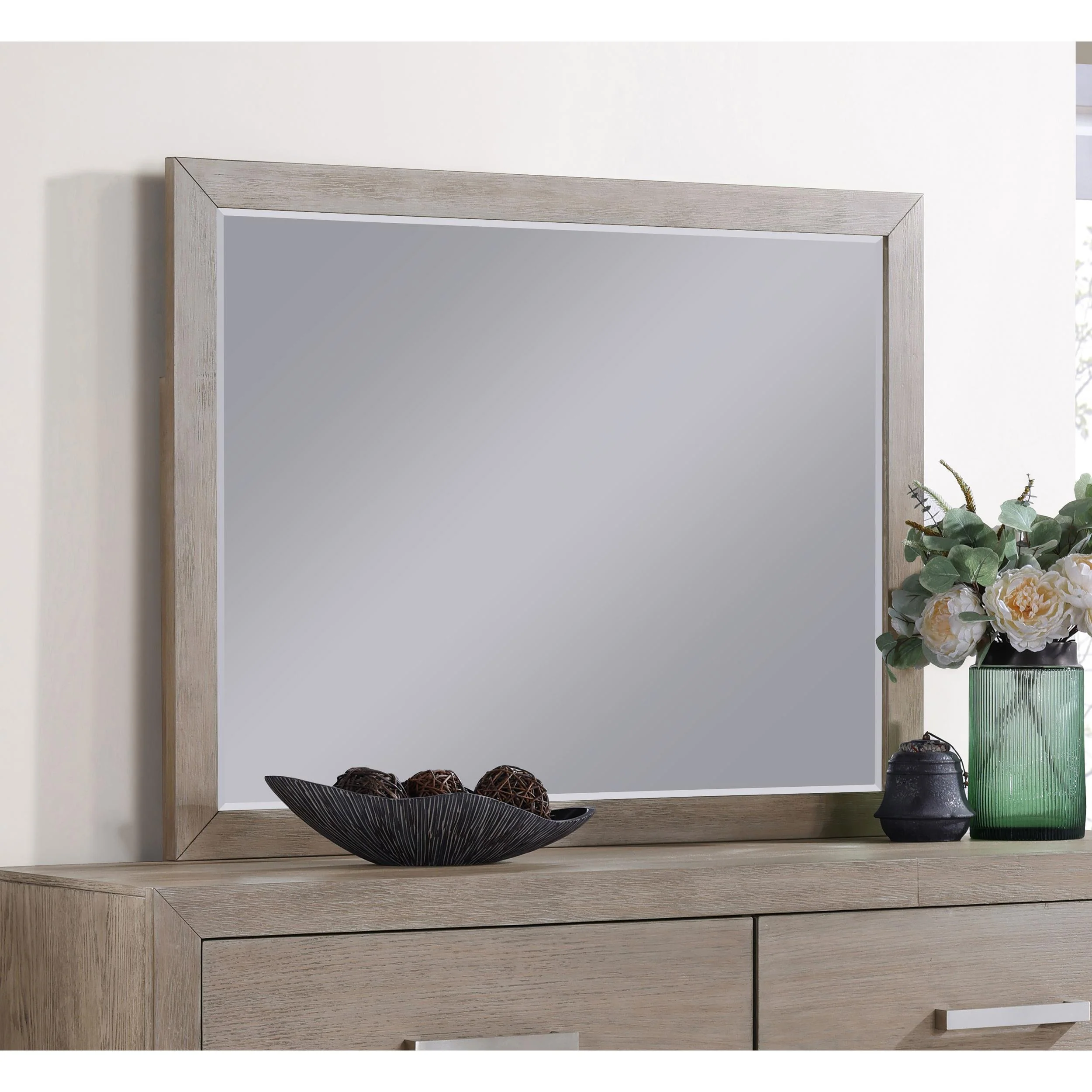 Coaster Furniture Kenora 224854 Dresser Mirror - Barley Brown - Image 3