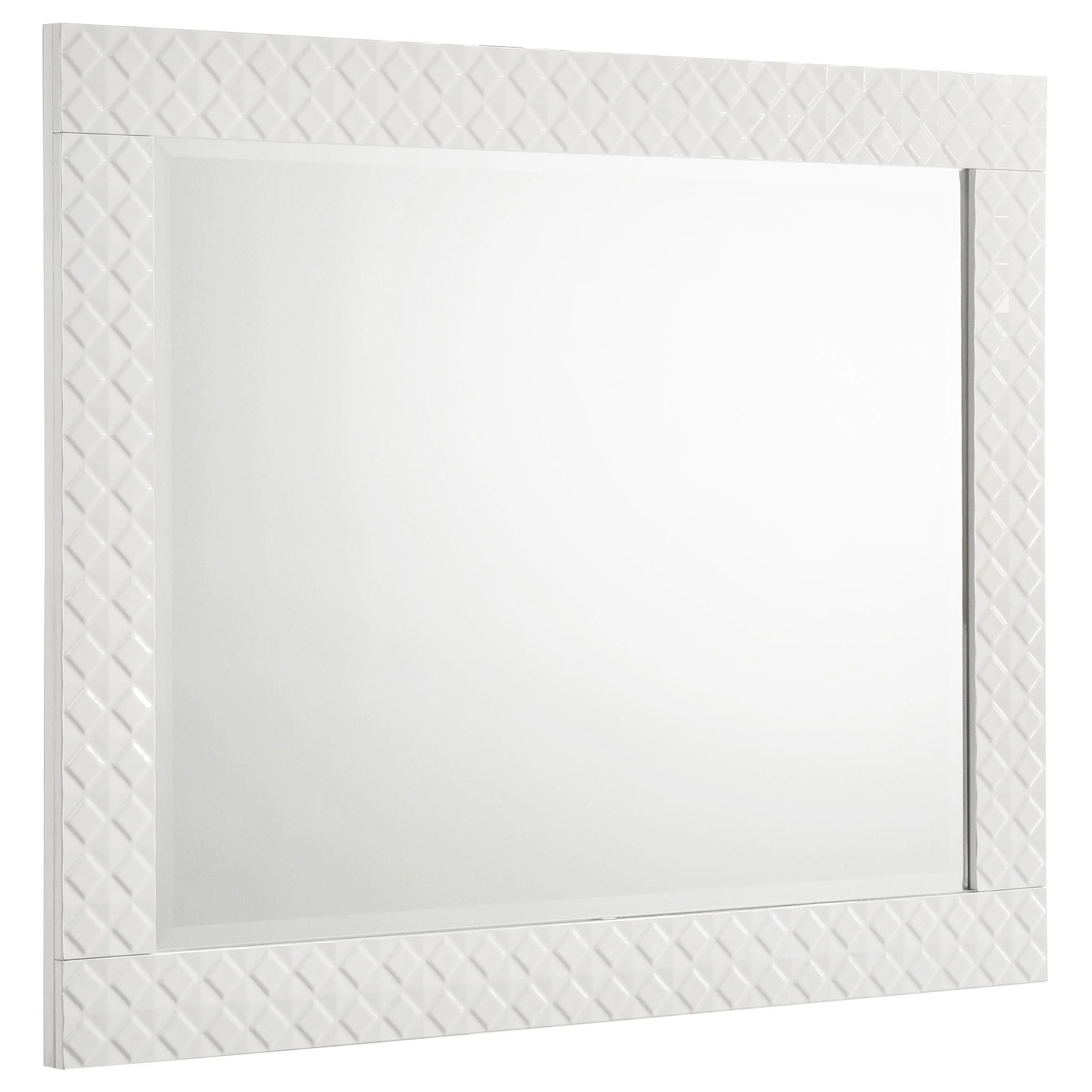 Coaster Furniture Ives 224944 Dresser Mirror – White High Gloss