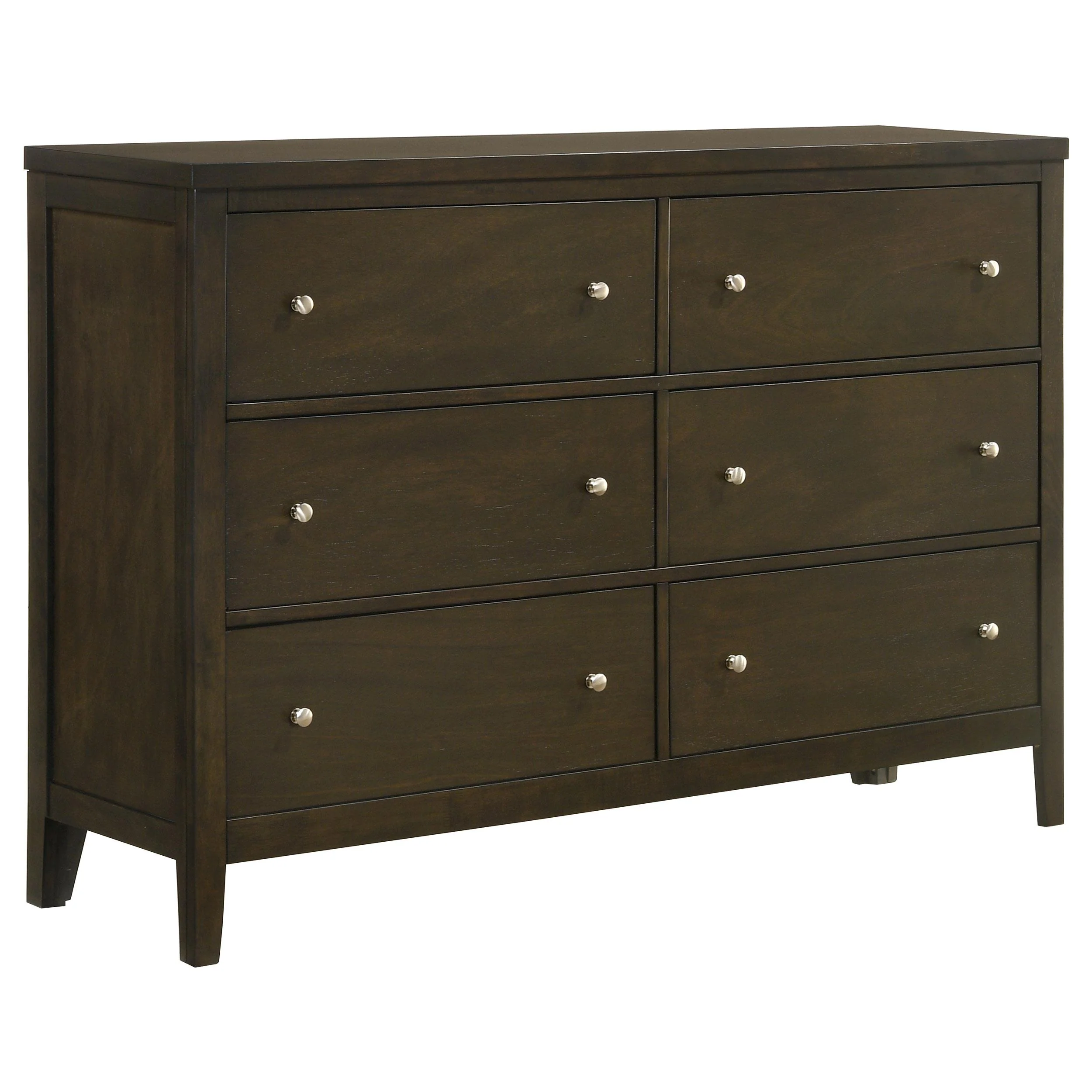 Coaster Furniture Wilkes 224423 6-Drawer Dresser Cabinet - Dark Cocoa - Image 1