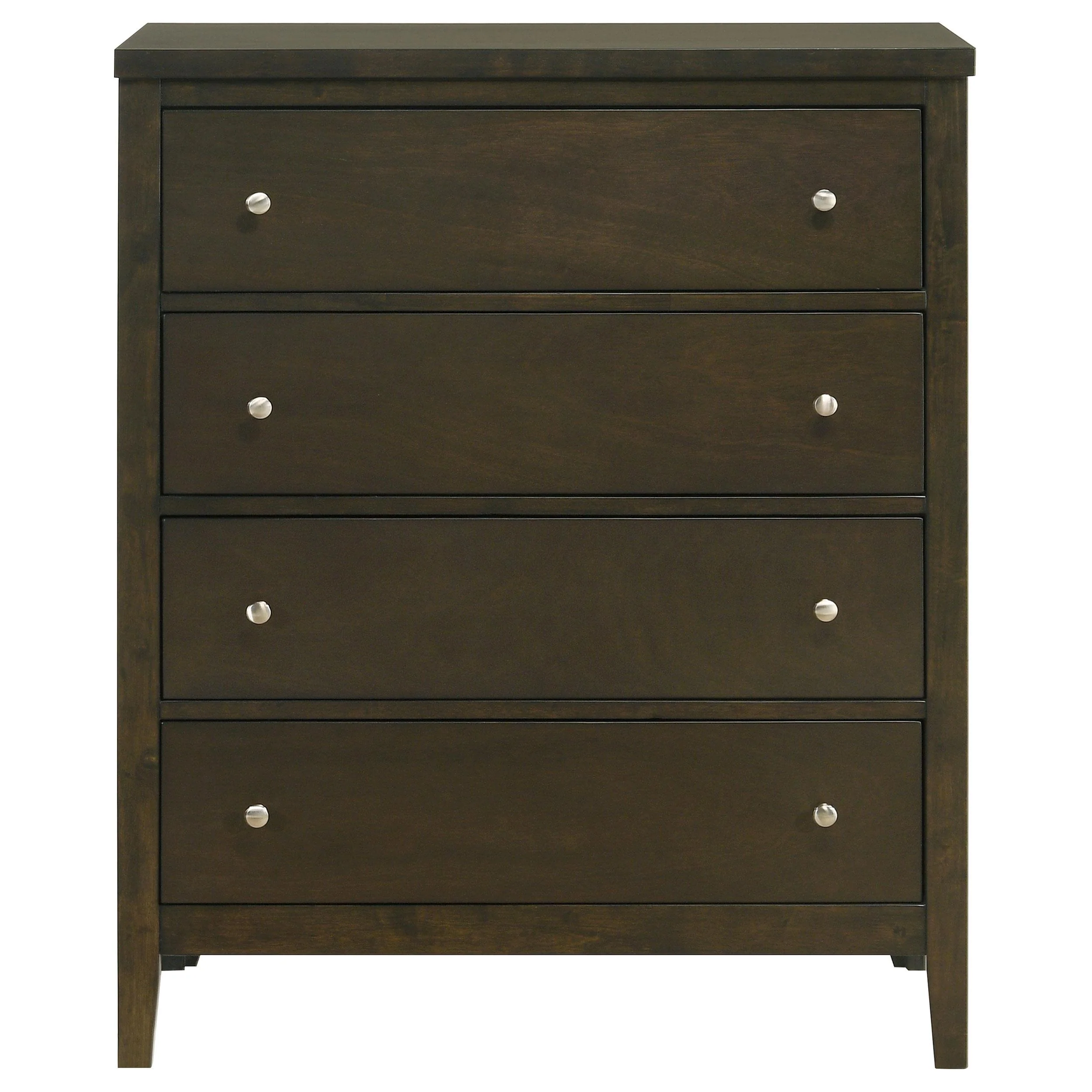Coaster Furniture Wilkes 224425 4-Drawer Chest of Drawers - Dark Cocoa - Image 2