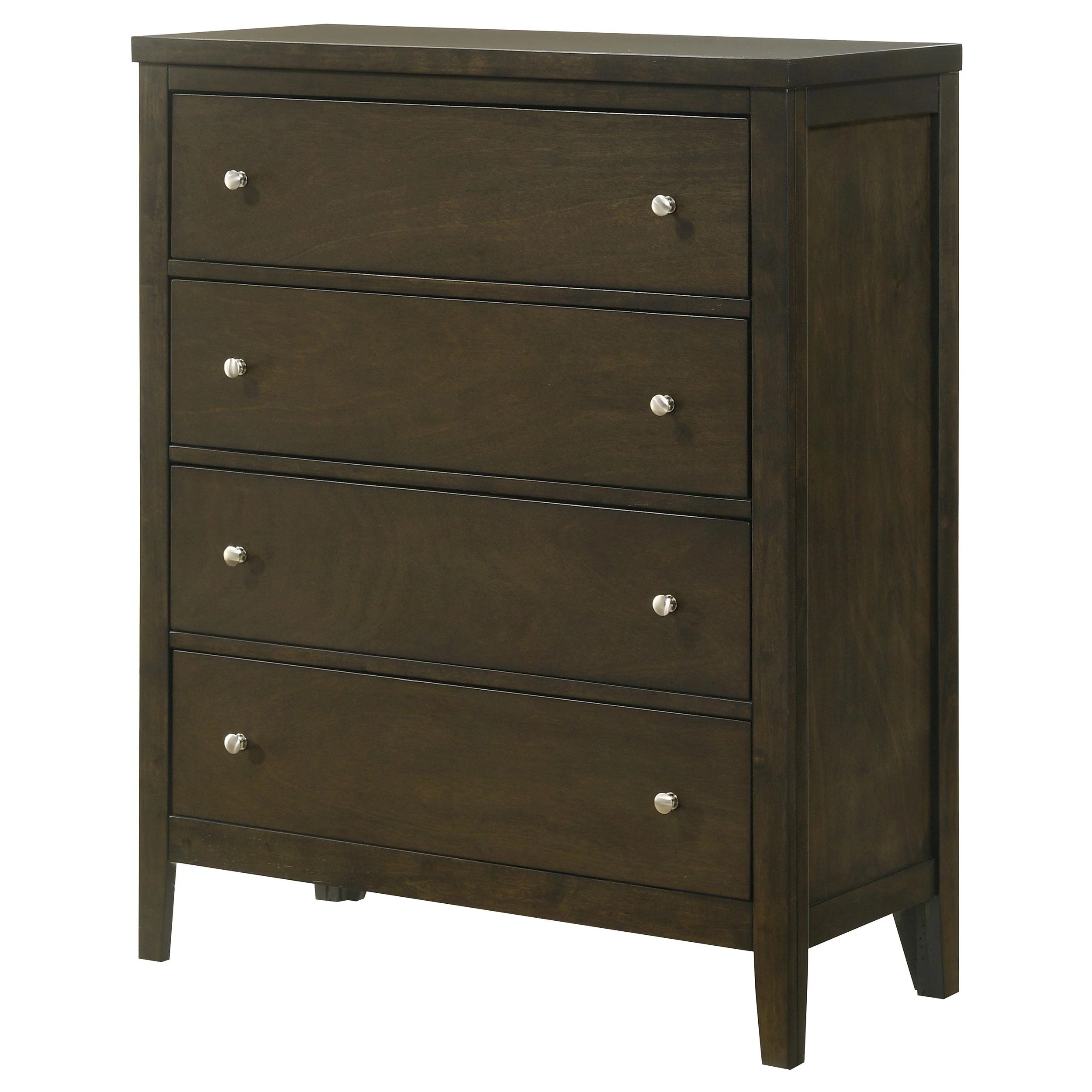 Coaster Furniture Wilkes 224425 4-Drawer Chest of Drawers - Dark Cocoa - Image 3
