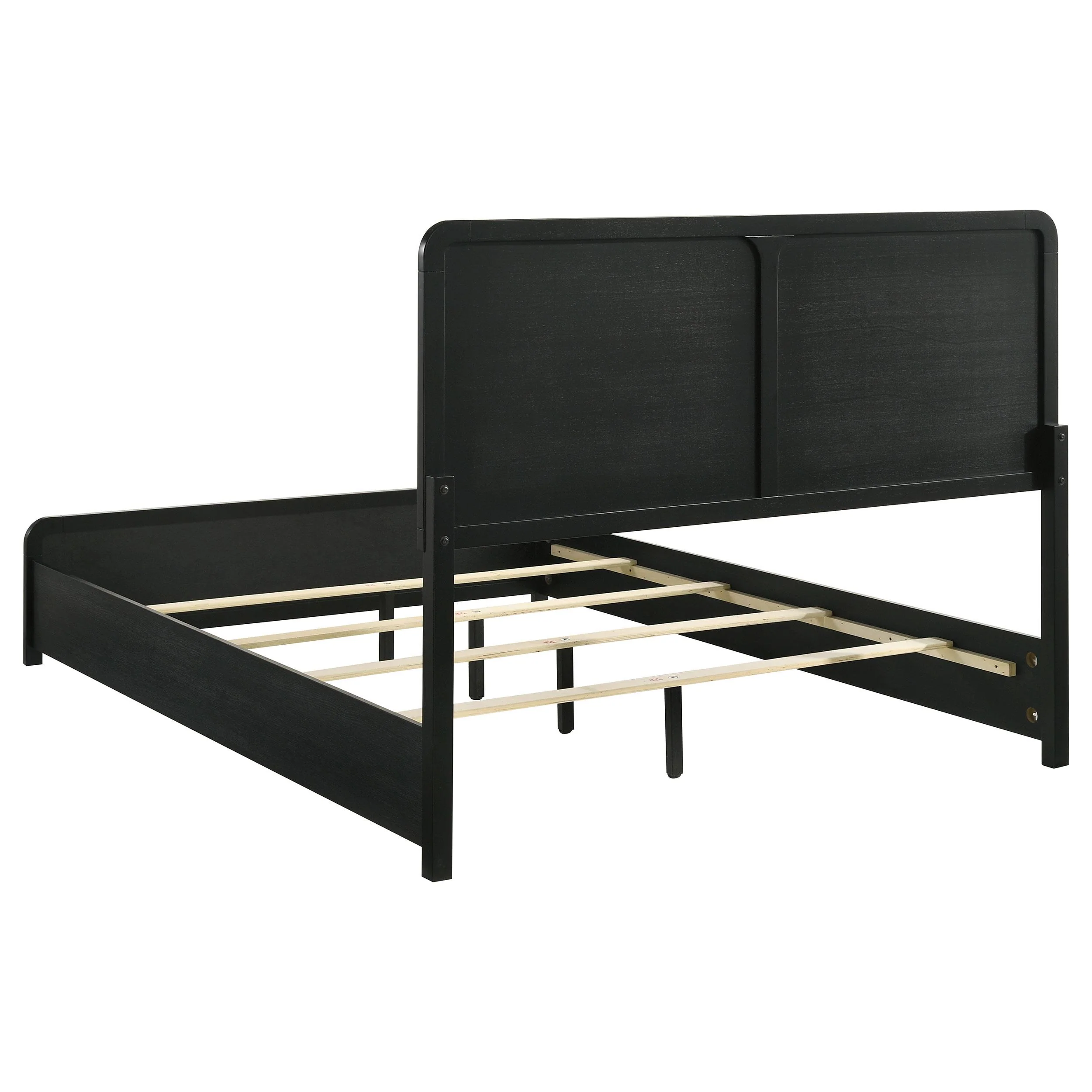 Coaster Furniture Cavelle 223661Q 51-inch Upholstered Queen Bed - Black - Image 3
