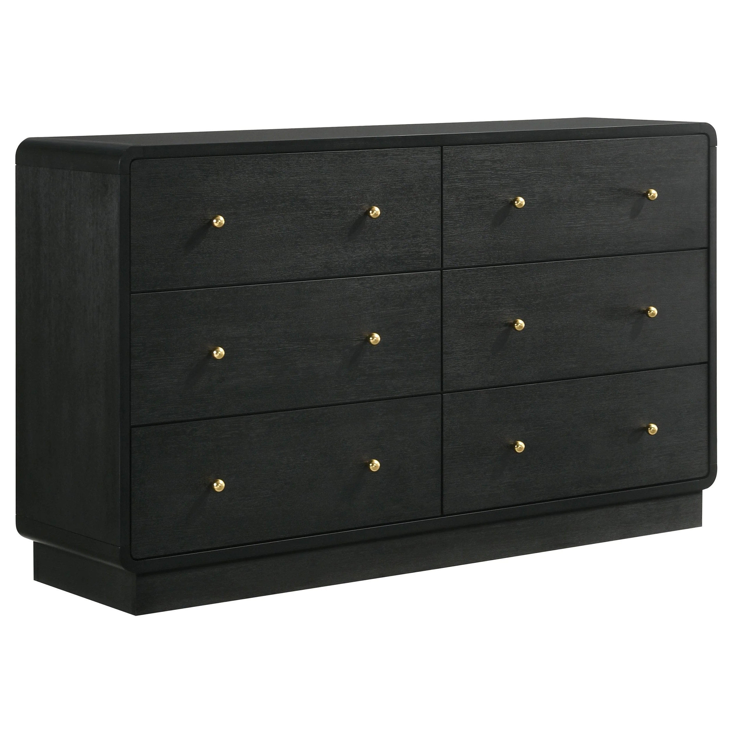 Coaster Furniture Cavelle 223663 6-Drawer Dresser Cabinet - Black - Image 1