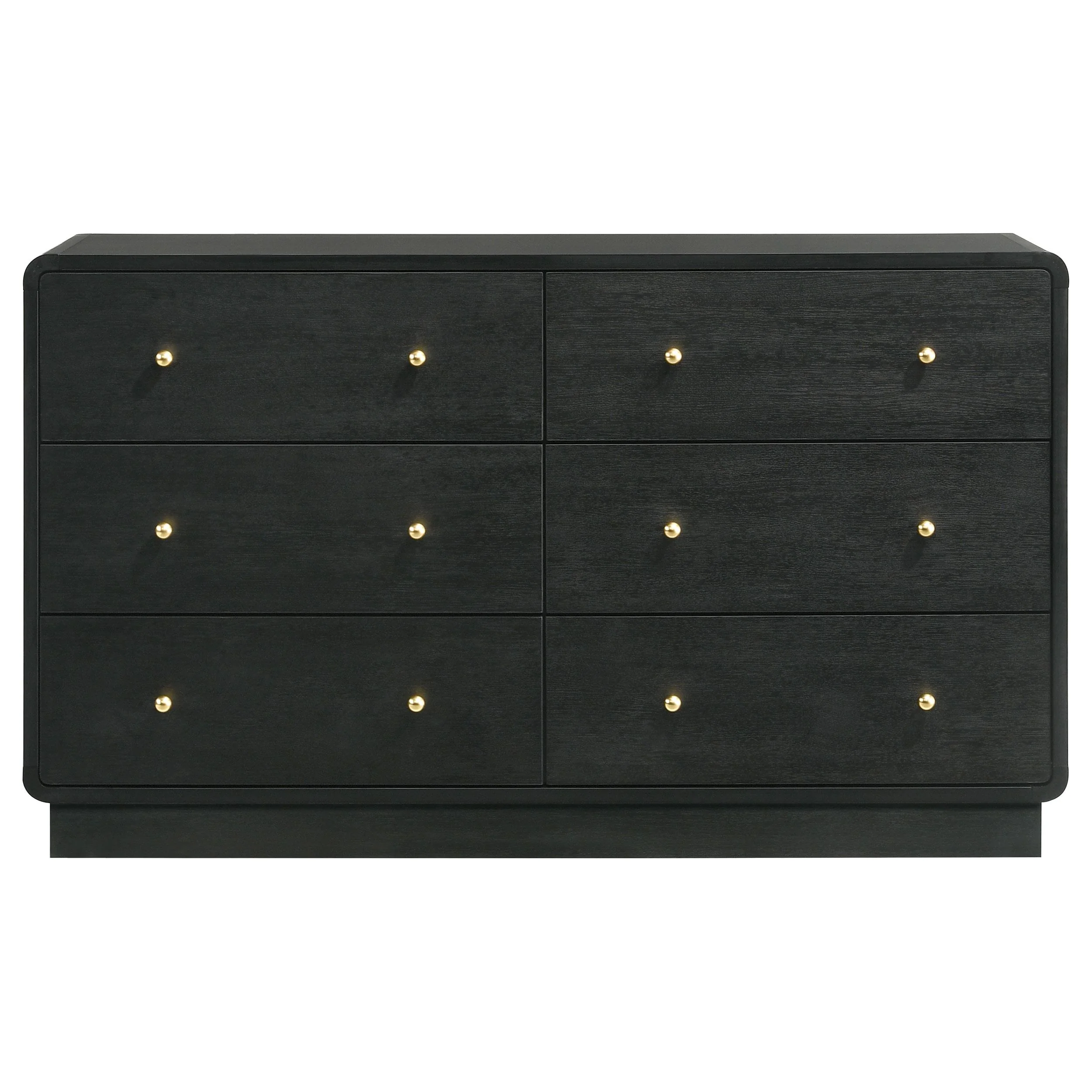 Coaster Furniture Cavelle 223663 6-Drawer Dresser Cabinet - Black - Image 2