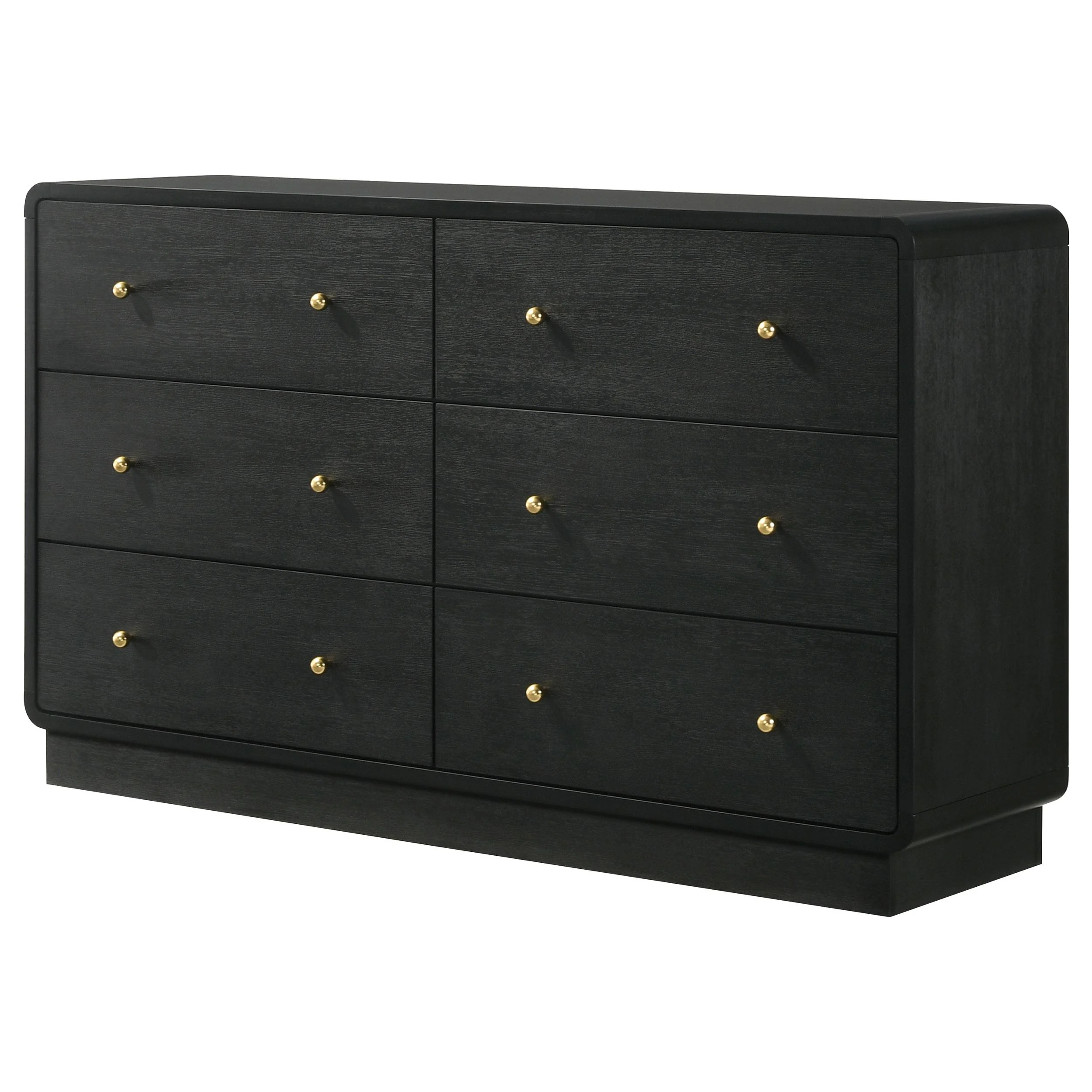 Coaster Furniture Cavelle 223663 6-Drawer Dresser Cabinet - Black - Image 3
