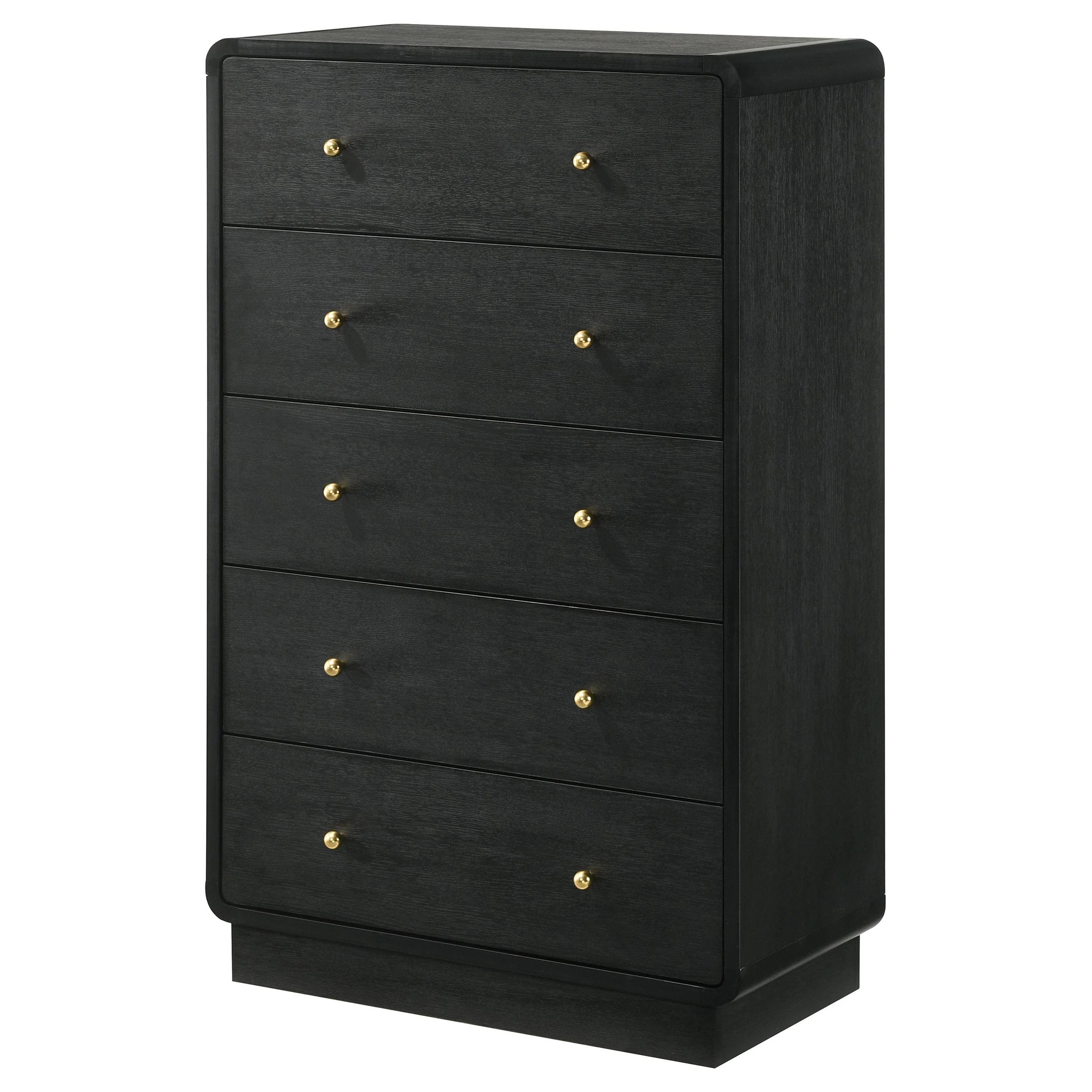 Coaster Furniture Cavelle 223665 5-Drawer Chest of Drawers - Black - Image 3