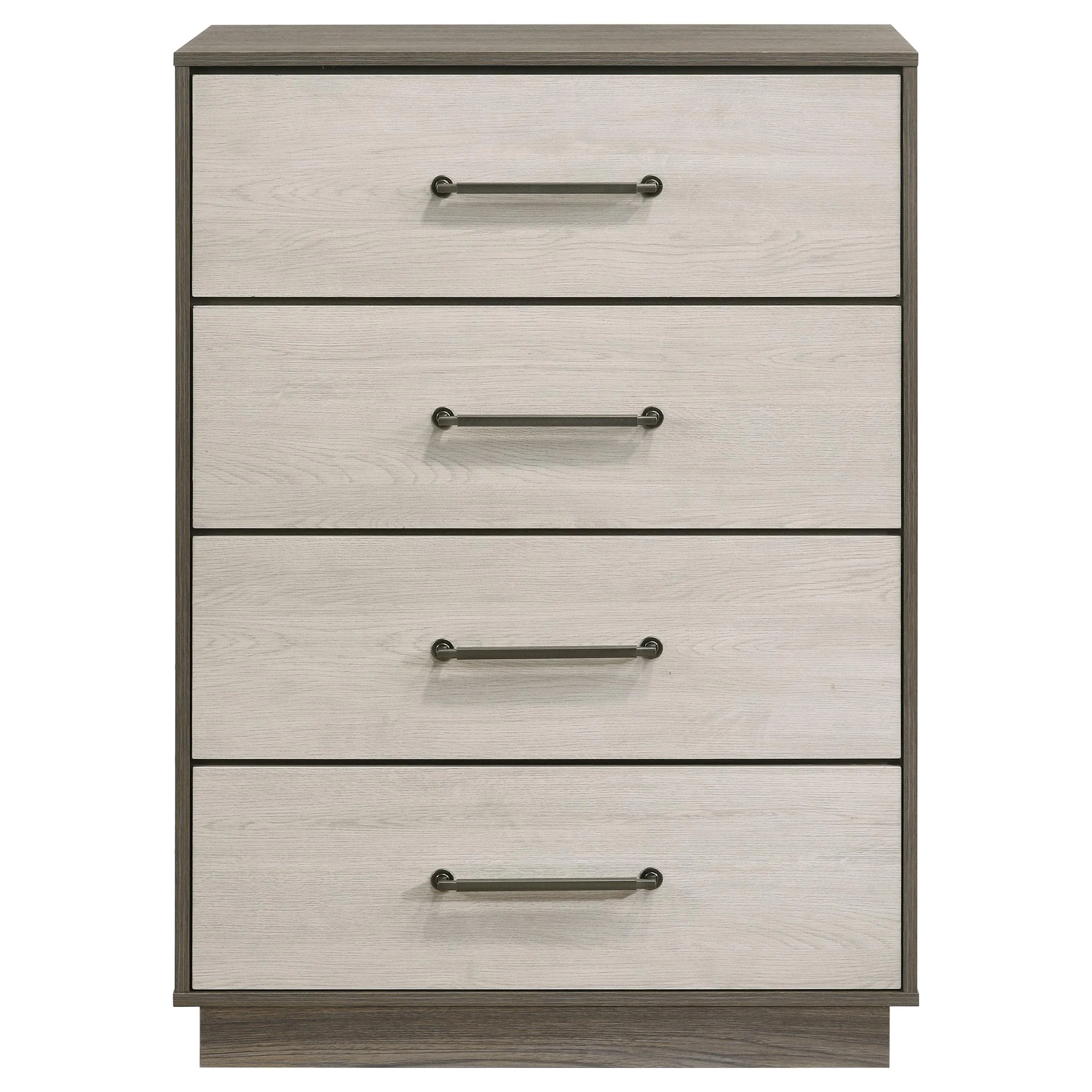 Coaster Furniture Fenwick 224985 4-Drawer Chest of Drawers - Grey Oak - Image 2