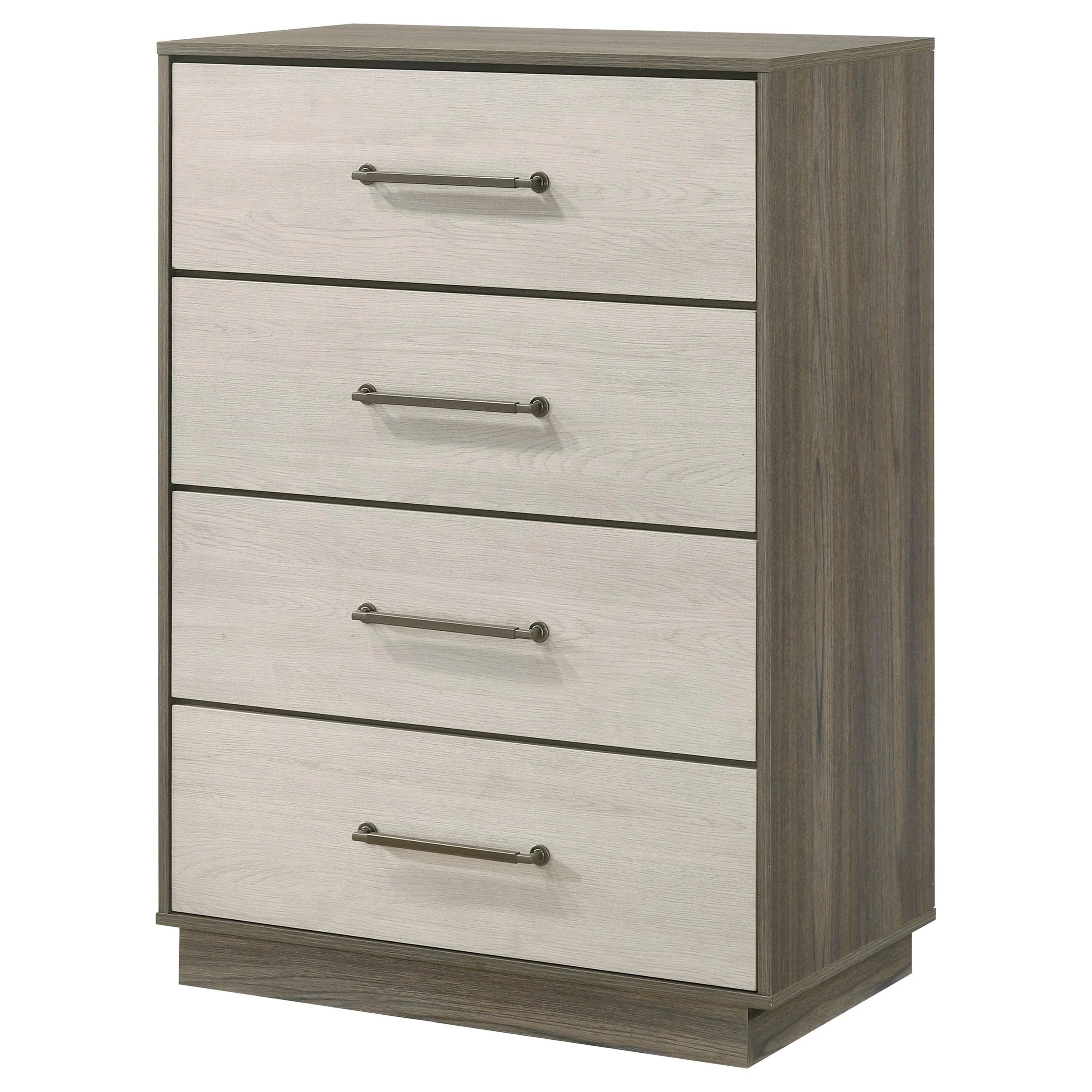 Coaster Furniture Fenwick 224985 4-Drawer Chest of Drawers - Grey Oak - Image 3