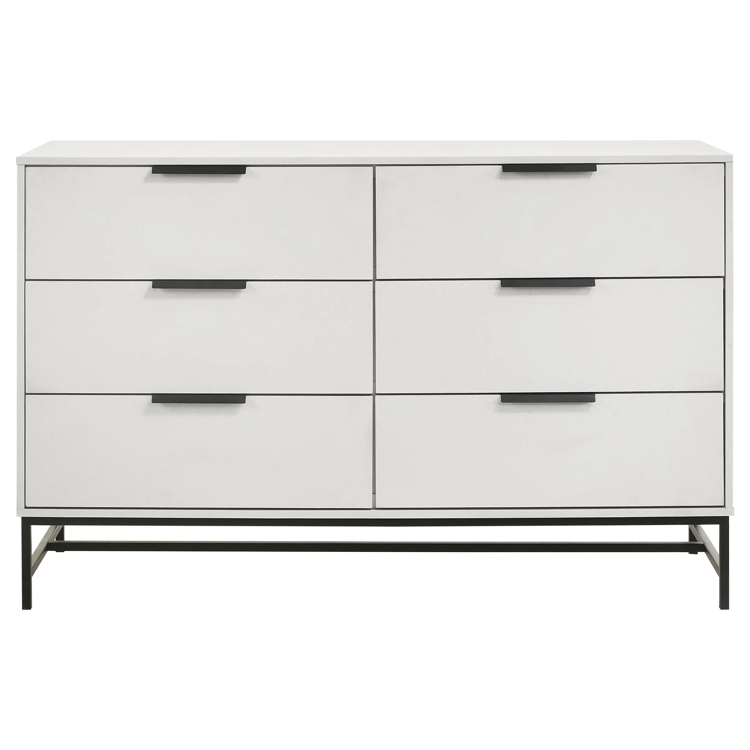 Coaster Furniture Sonora 224863 6-Drawer Bedroom Dresser - White - Image 2