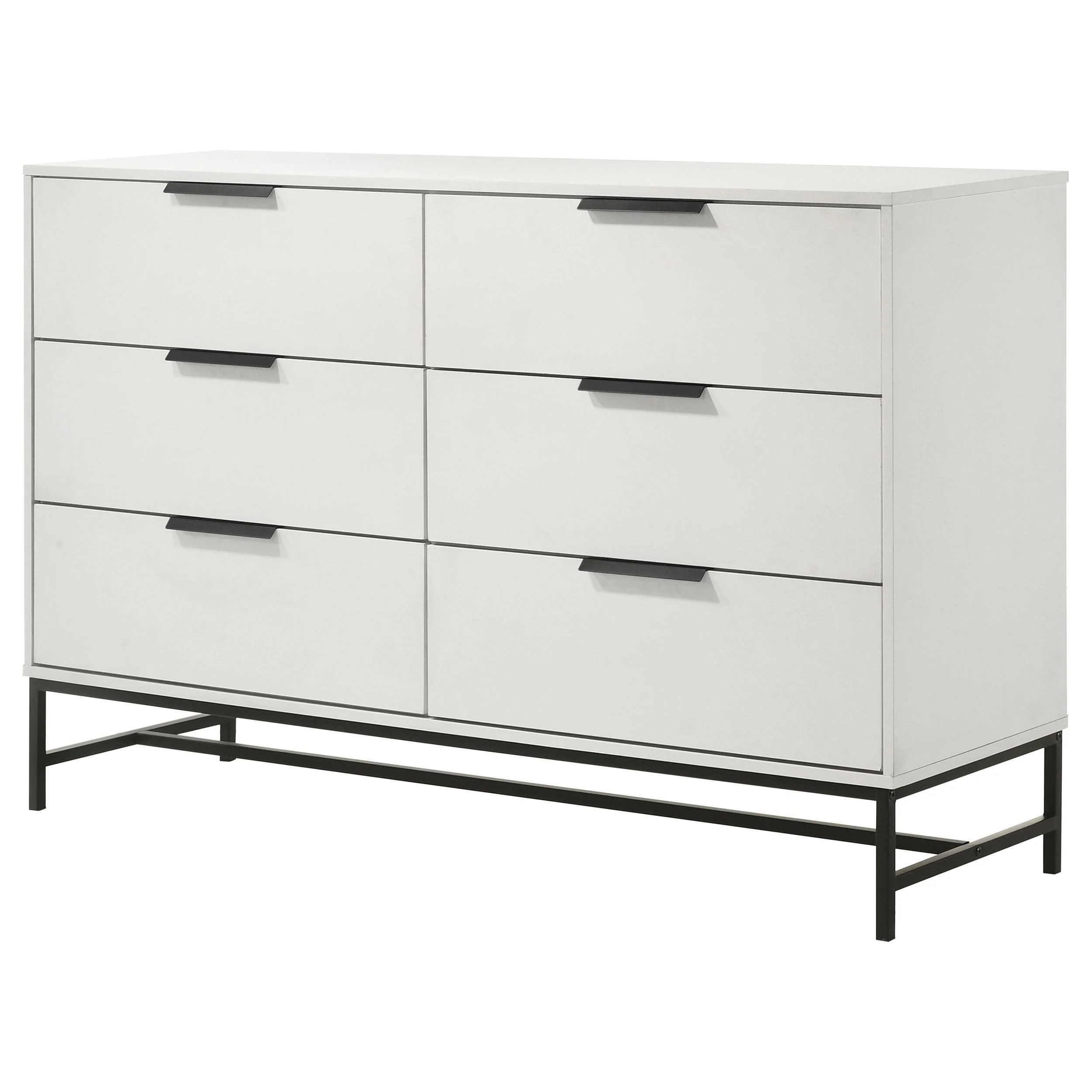 Coaster Furniture Sonora 224863 6-Drawer Bedroom Dresser - White - Image 3