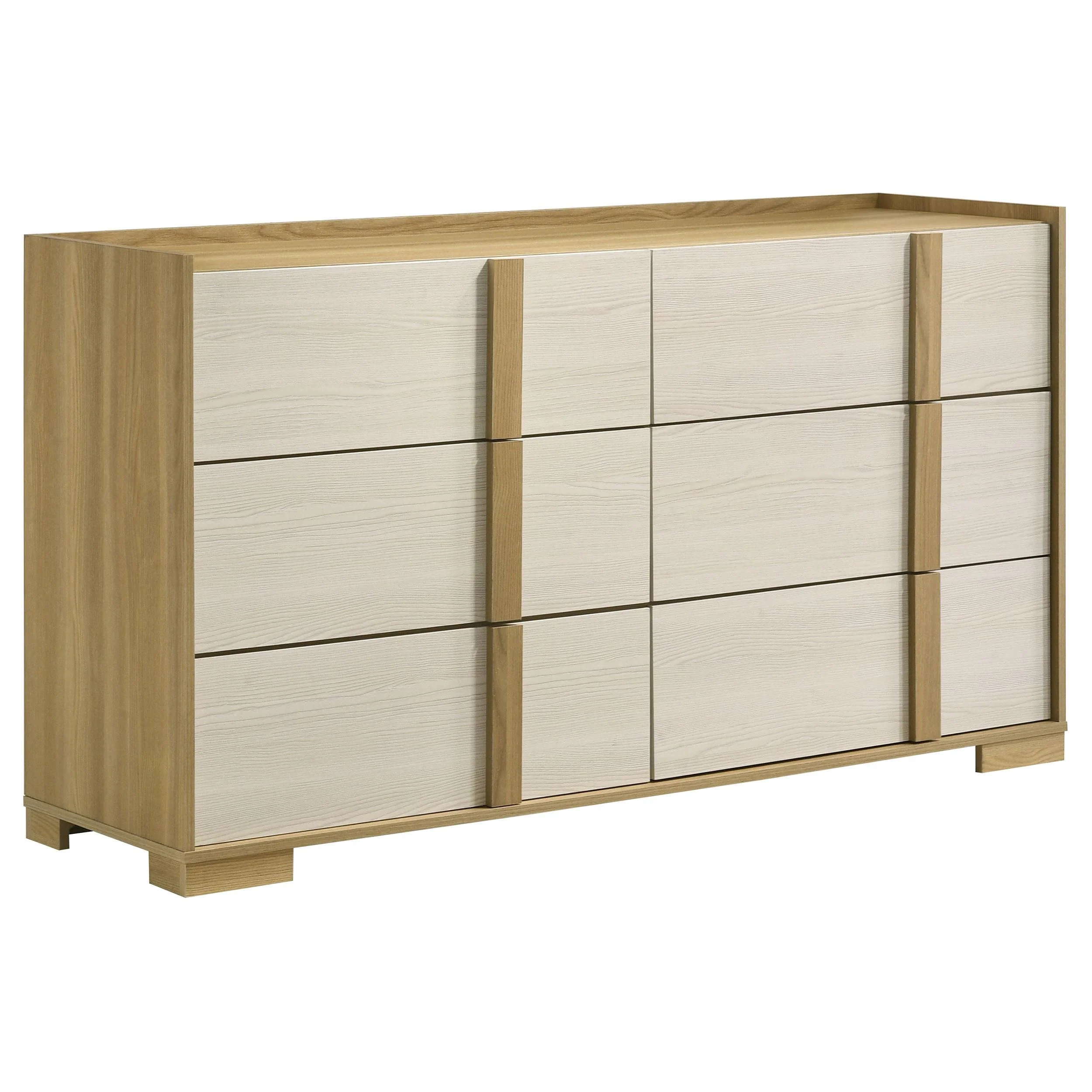 Coaster Furniture Hyland 215653 6-Drawer Dresser - Natural - Image 1