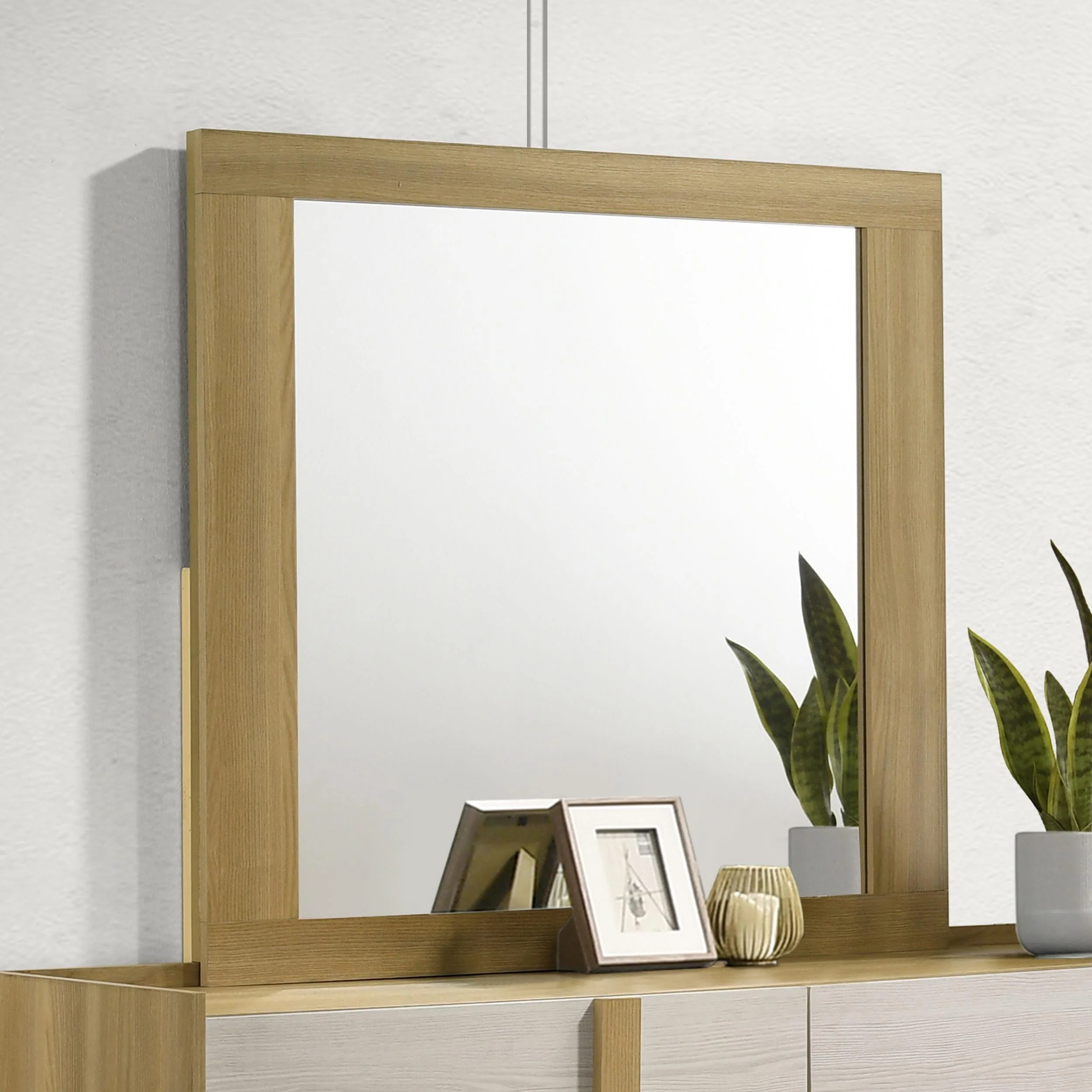 Coaster Furniture Hyland 215654 Dresser Mirror - Natural - Image 3