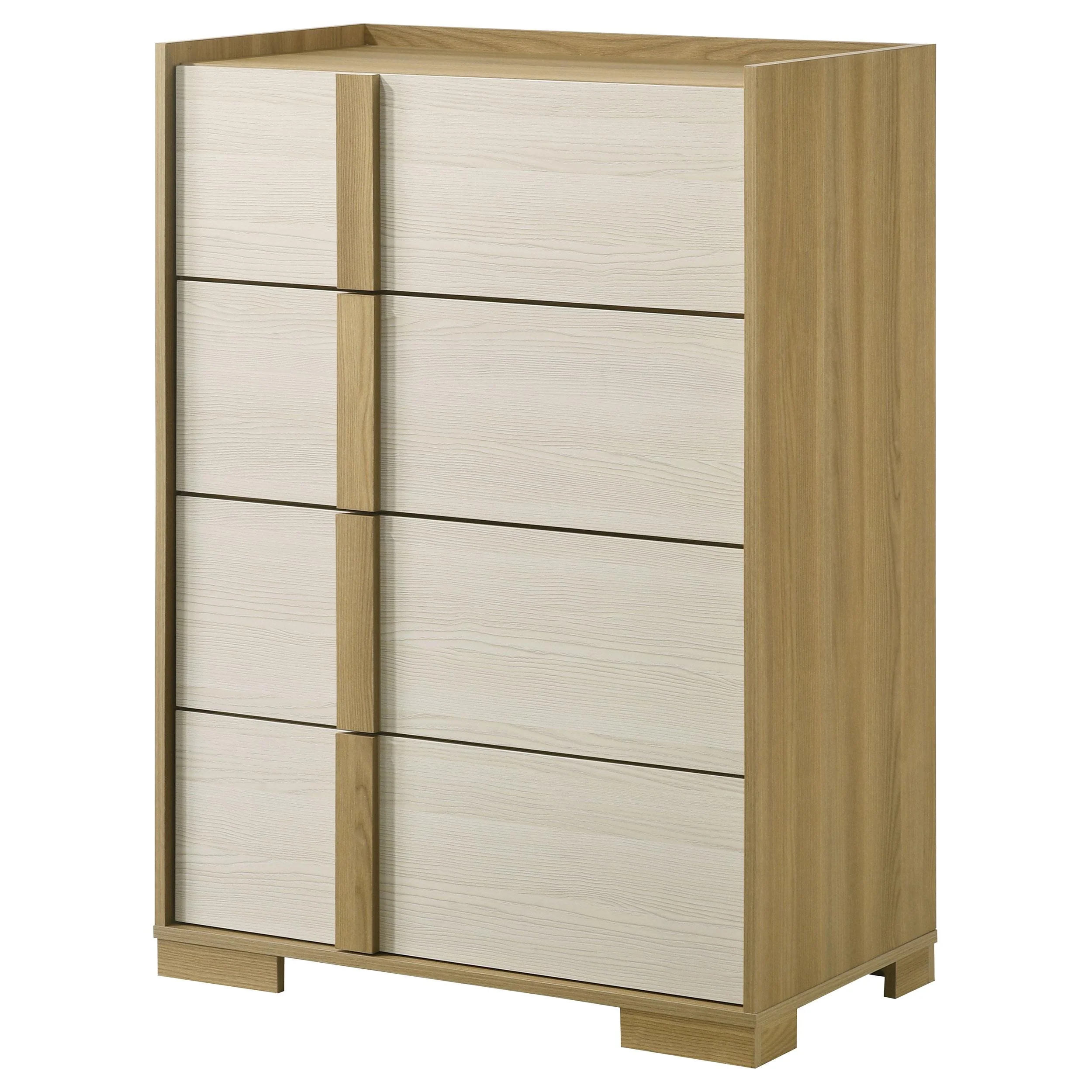 Coaster Furniture Hyland 215655 4-Drawer Chest of Drawers - Natural - Image 3