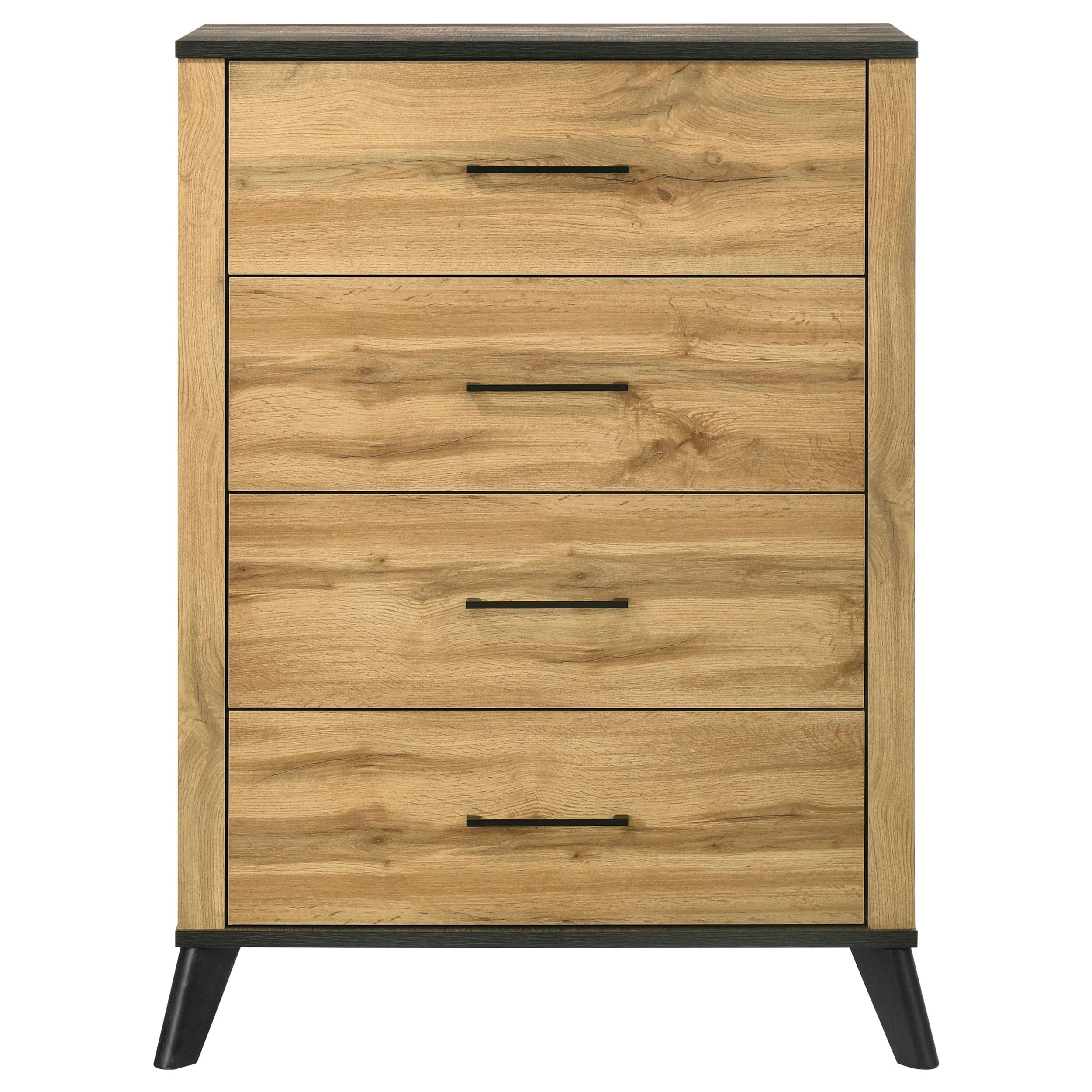 Coaster Furniture Kaywood 225005 4-Drawer Bedroom Chest of Drawers - Natural Pine - Image 2