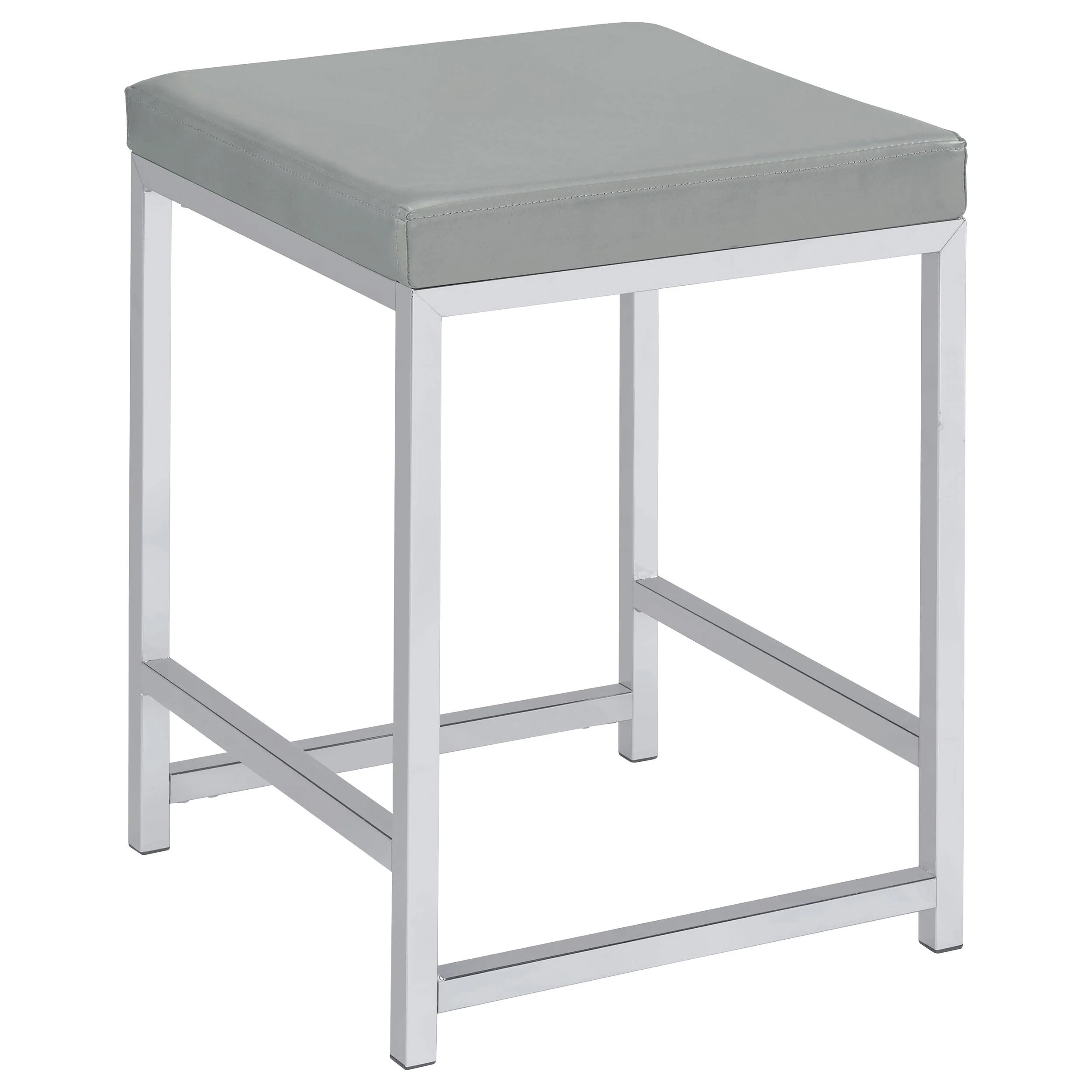 Coaster Furniture Umbridge 935933 Upholstered Square Padded Cushion Vanity Stool