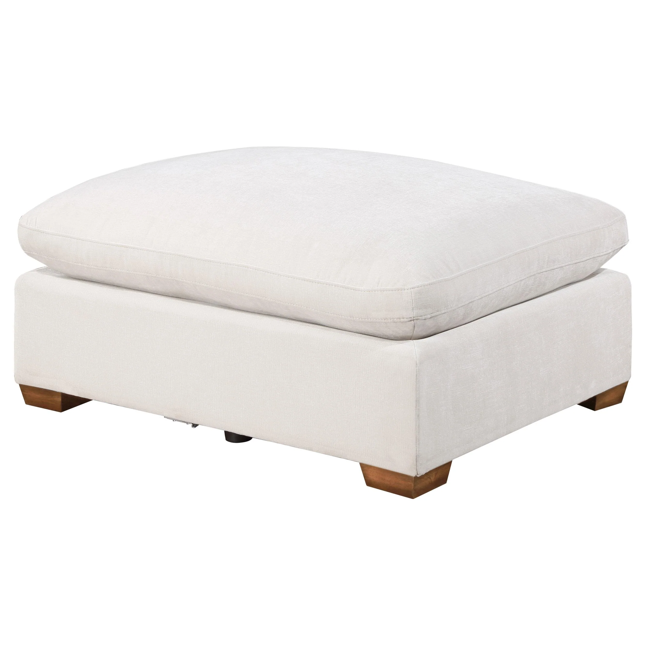 Coaster Furniture Lakeview 551463 Rectangular Upholstered Ottoman - Ivory - Image 1