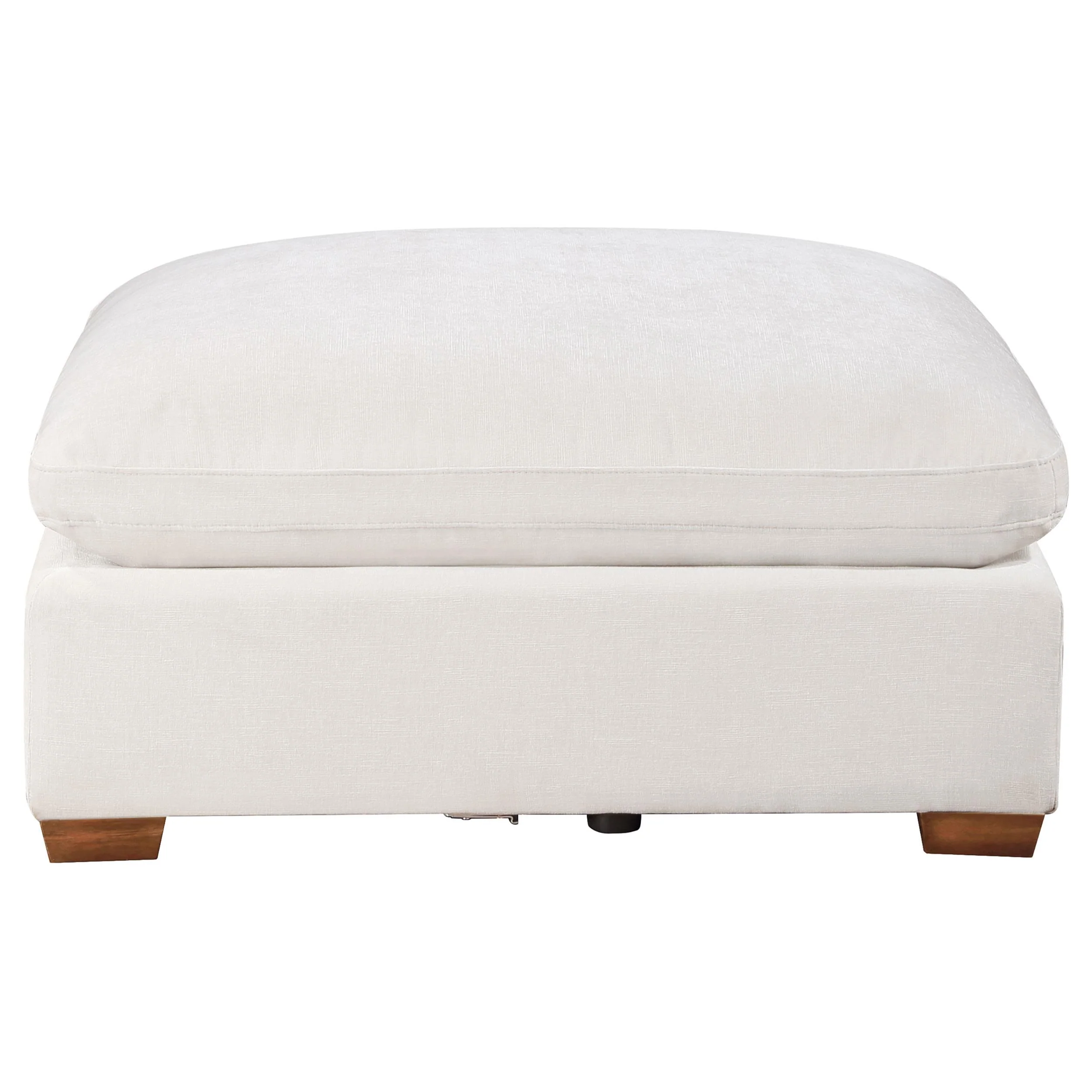 Coaster Furniture Lakeview 551463 Rectangular Upholstered Ottoman - Ivory - Image 2