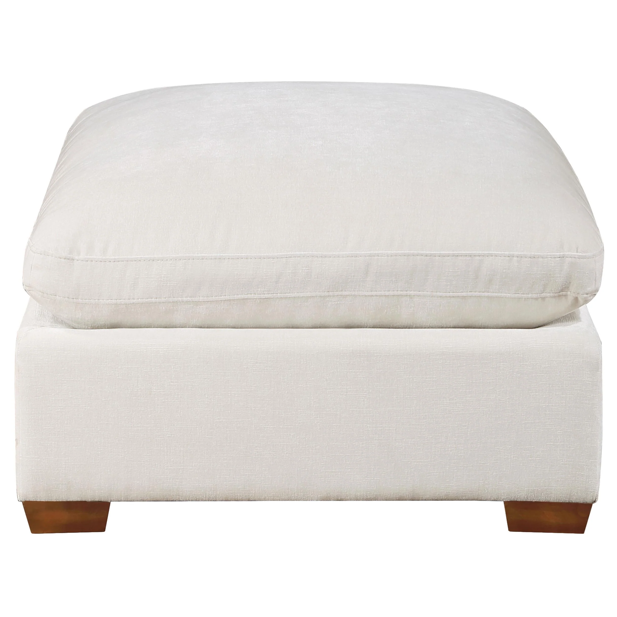 Coaster Furniture Lakeview 551463 Rectangular Upholstered Ottoman - Ivory - Image 3