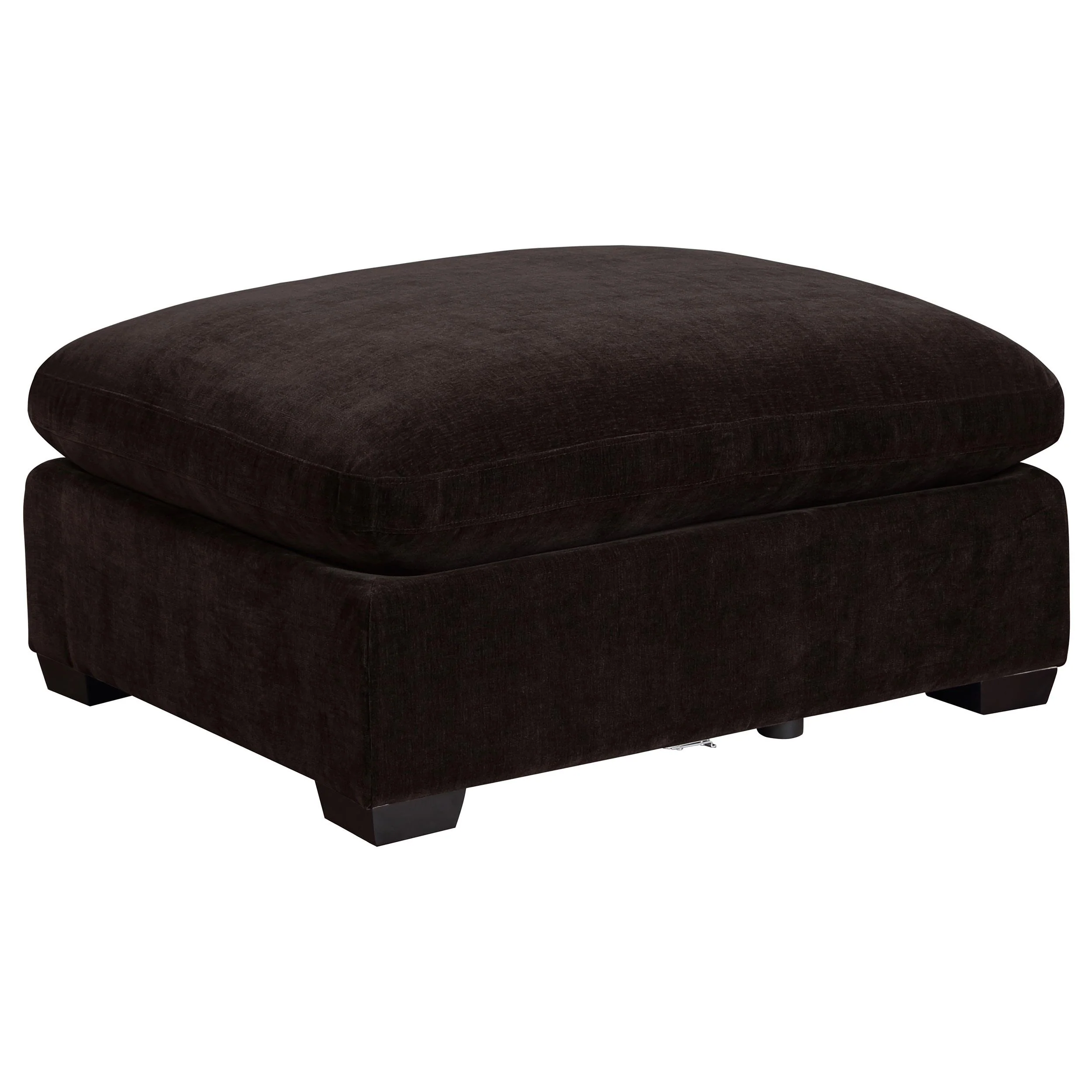 Coaster Furniture Lakeview 551466 Rectangular Upholstered Ottoman - Dark Chocolate - Image 1