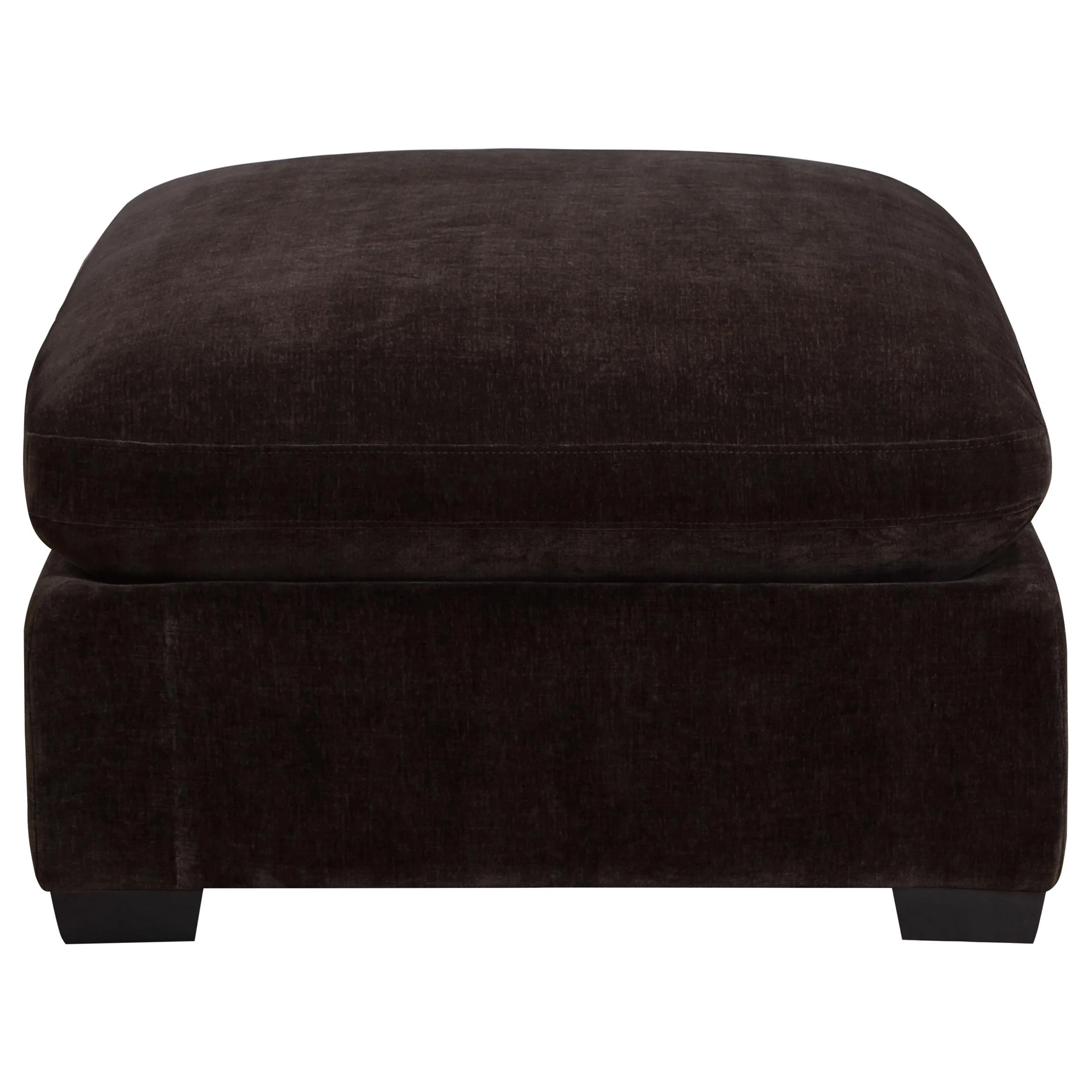 Coaster Furniture Lakeview 551466 Rectangular Upholstered Ottoman - Dark Chocolate - Image 3