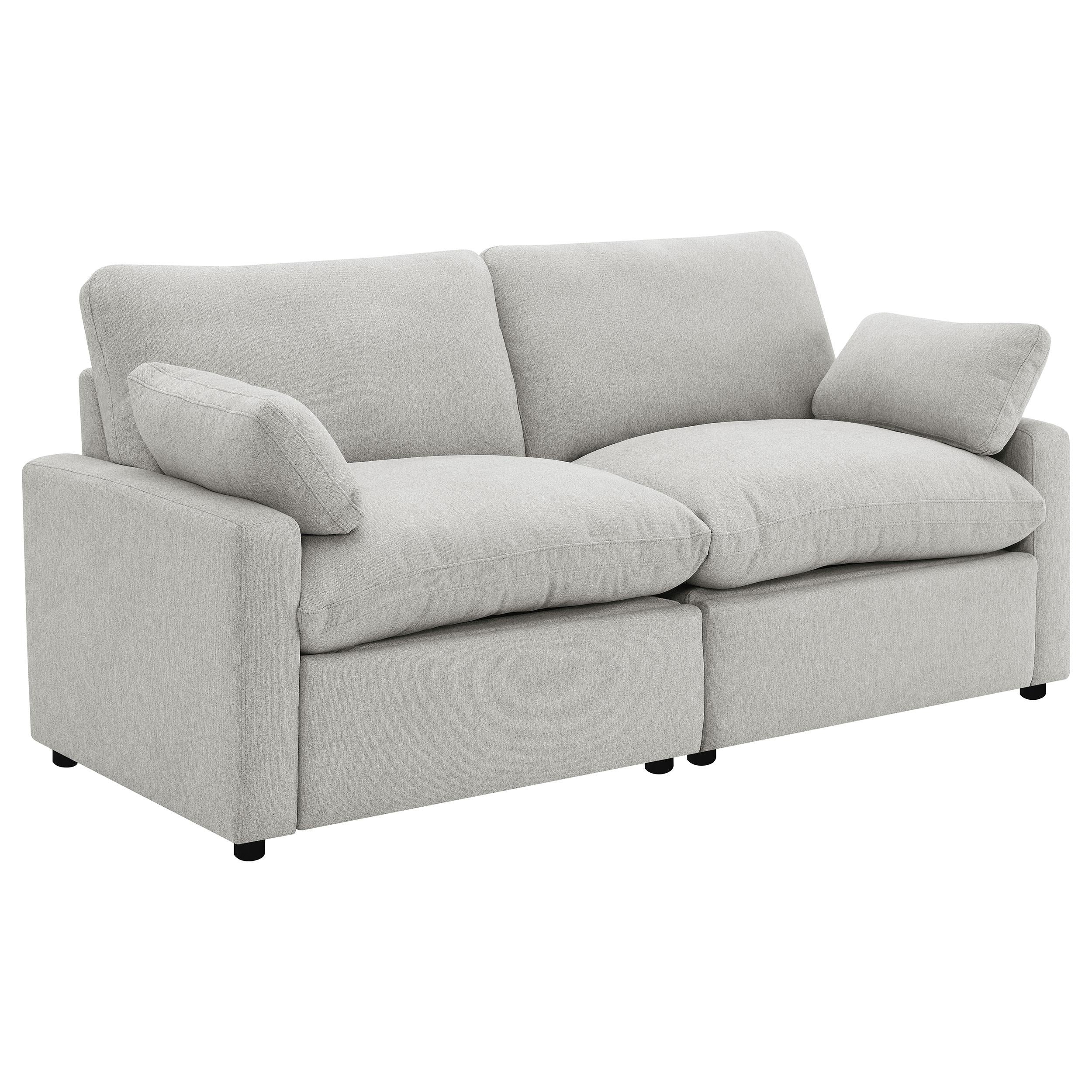 Coaster Furniture Collins 609562P Modular Power Loveseat - Grey - Image 1