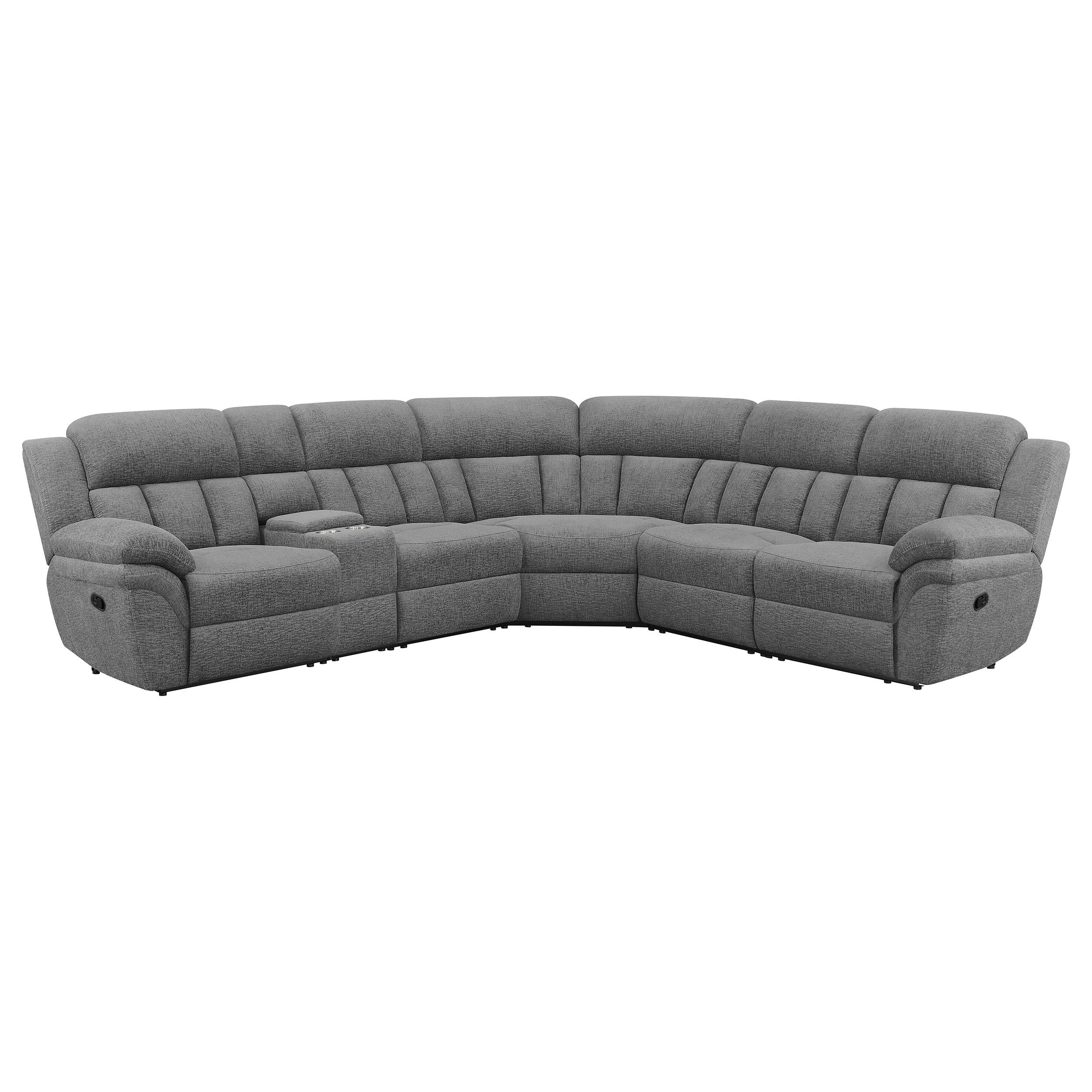 Coaster Furniture Bahrain 609540 6 pc Modular Reclining Sectional Sofa - Charcoal - Image 1