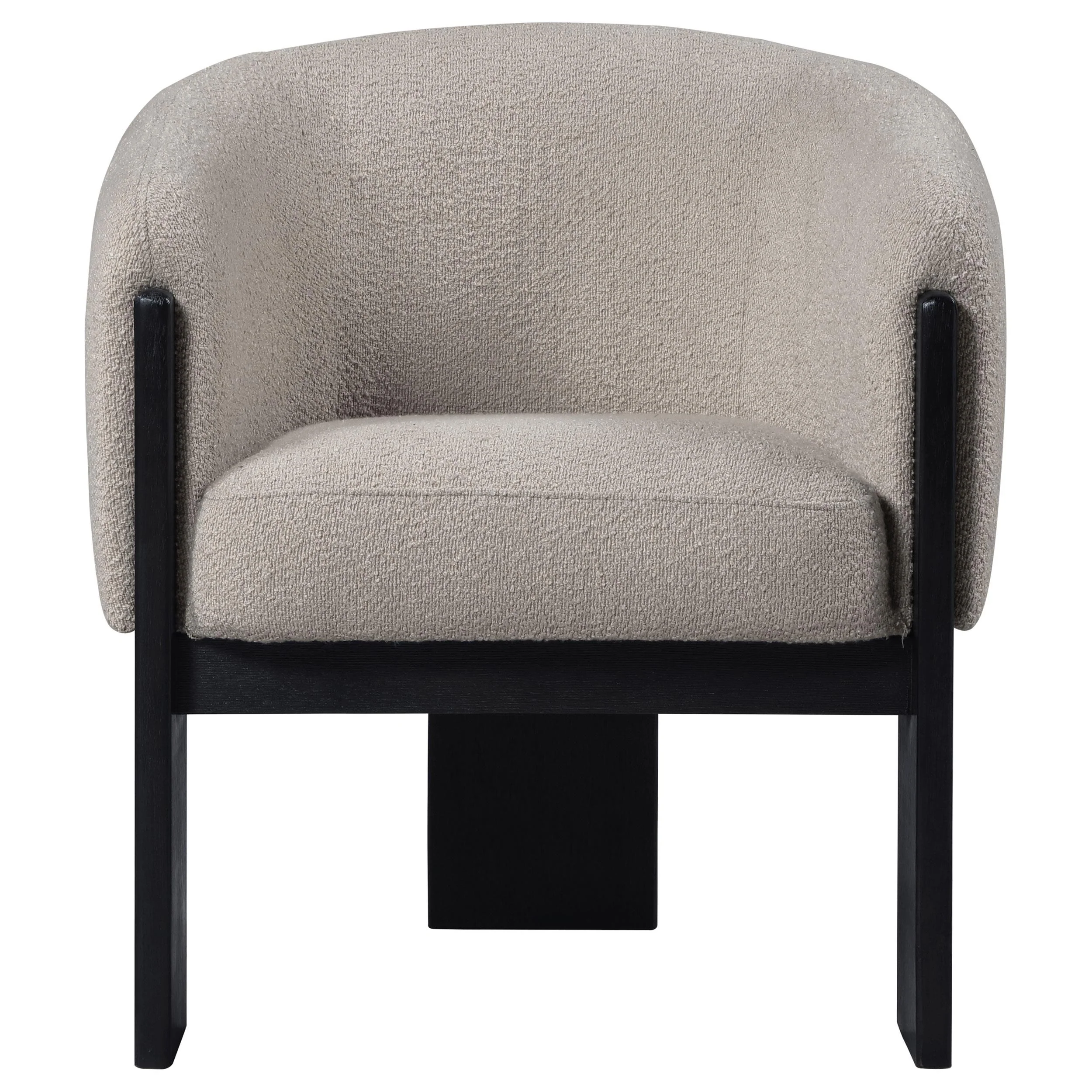 Coaster Furniture Valdez 903165 Boucle Upholstered Barrel Back Accent Chair - Beige - Image 2