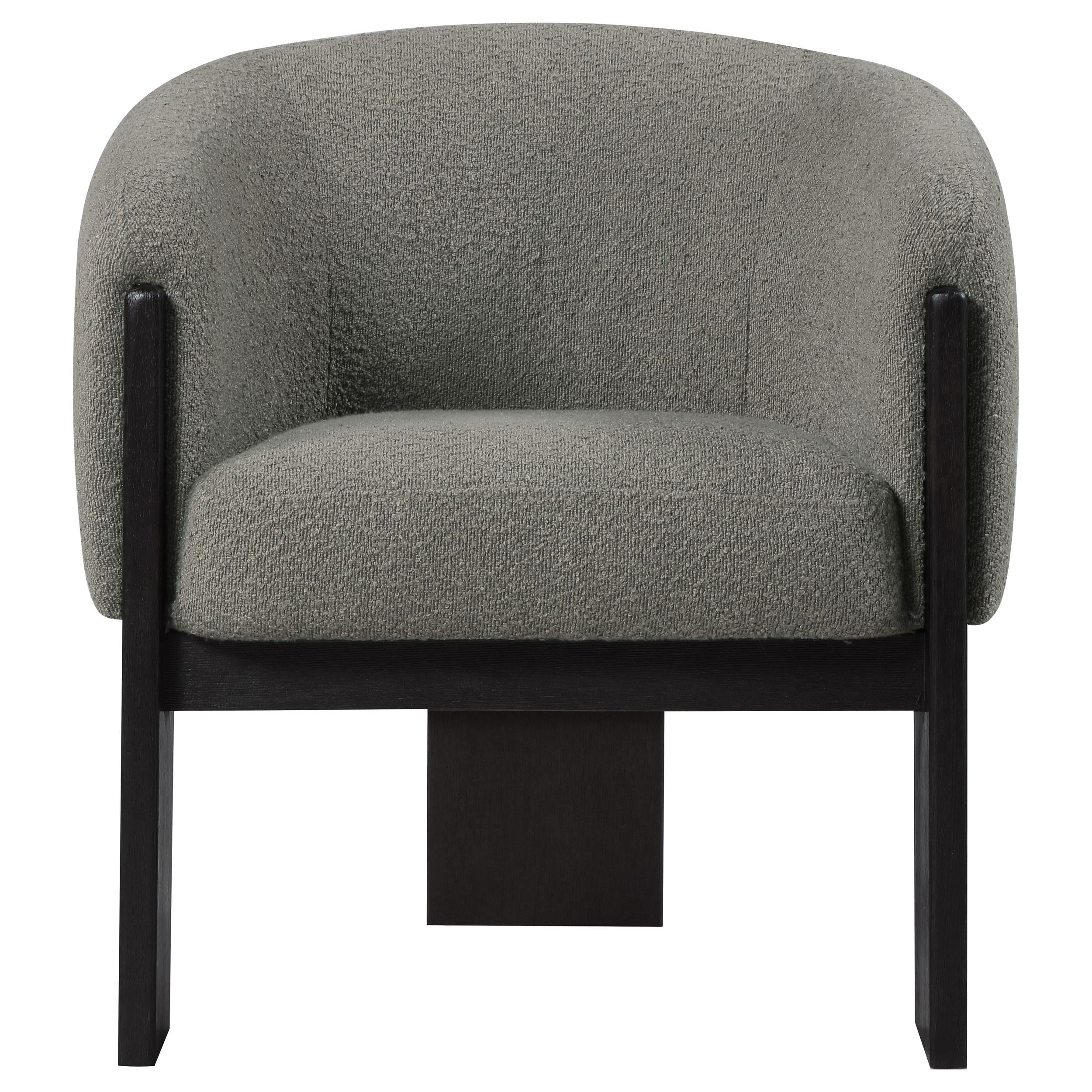 Coaster Furniture Valdez 903166 Boucle Upholstered Barrel Back Accent Chair - Brown - Image 2