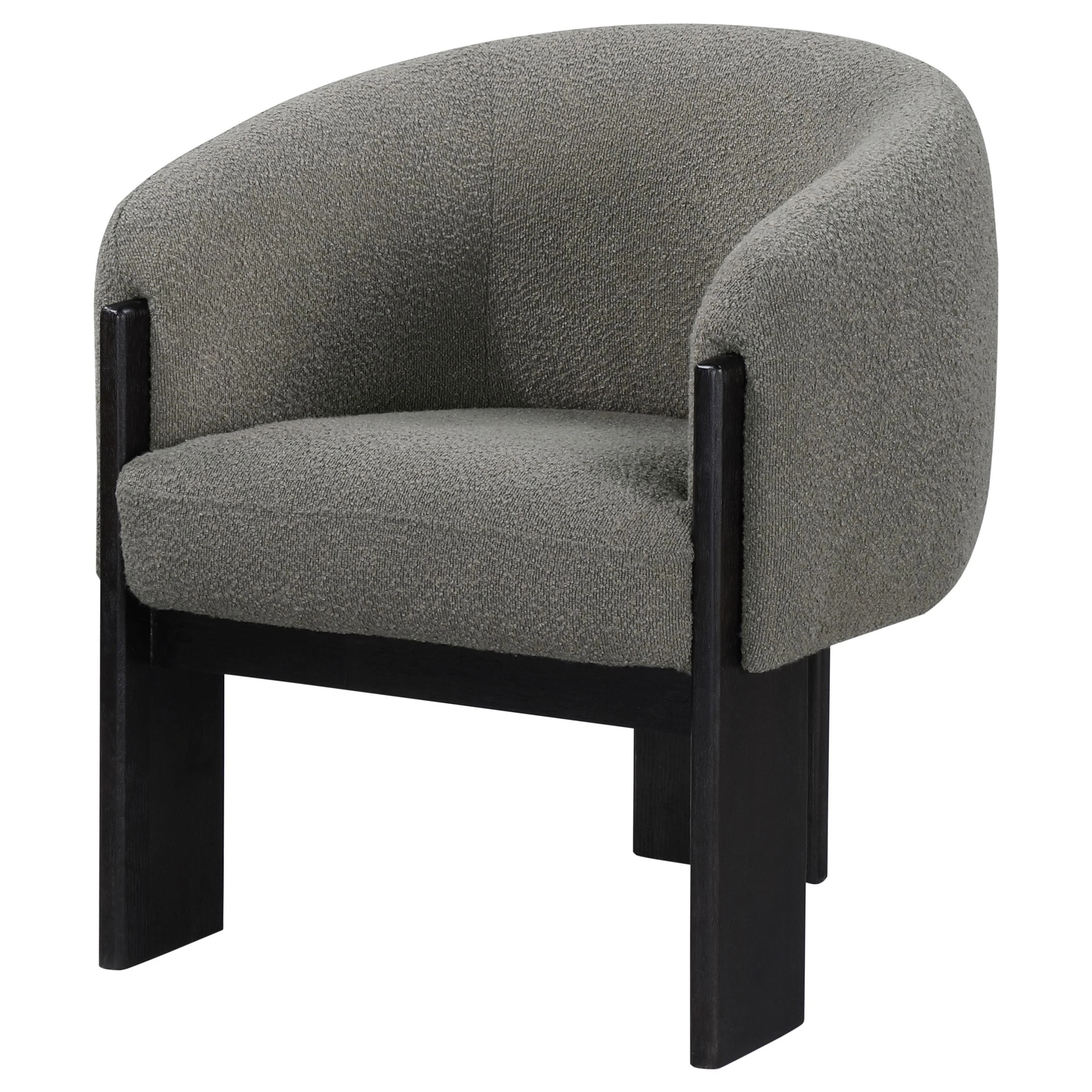 Coaster Furniture Valdez 903166 Boucle Upholstered Barrel Back Accent Chair - Brown - Image 3