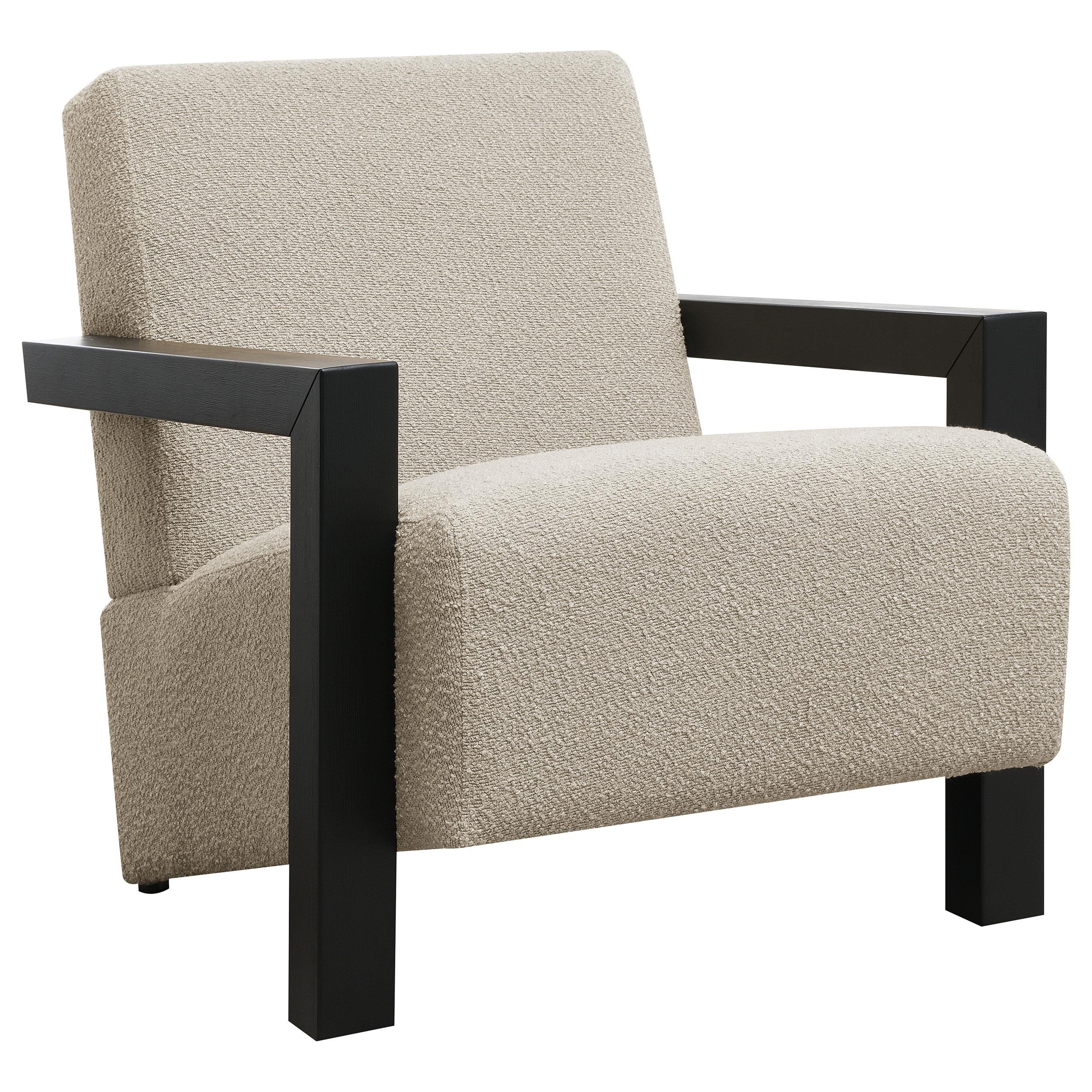 Coaster Furniture Fitzroy 903095 Boucle Upholstered Accent Arm Chair – Latte
