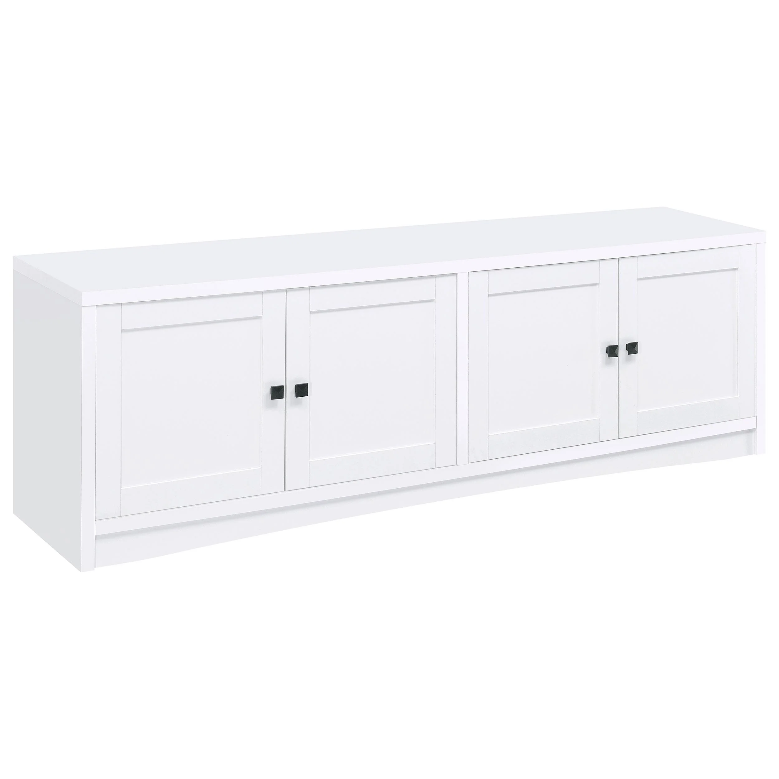 Coaster Furniture Laughlin 724113 4-door Engineered Wood 78-inch TV Stand – White