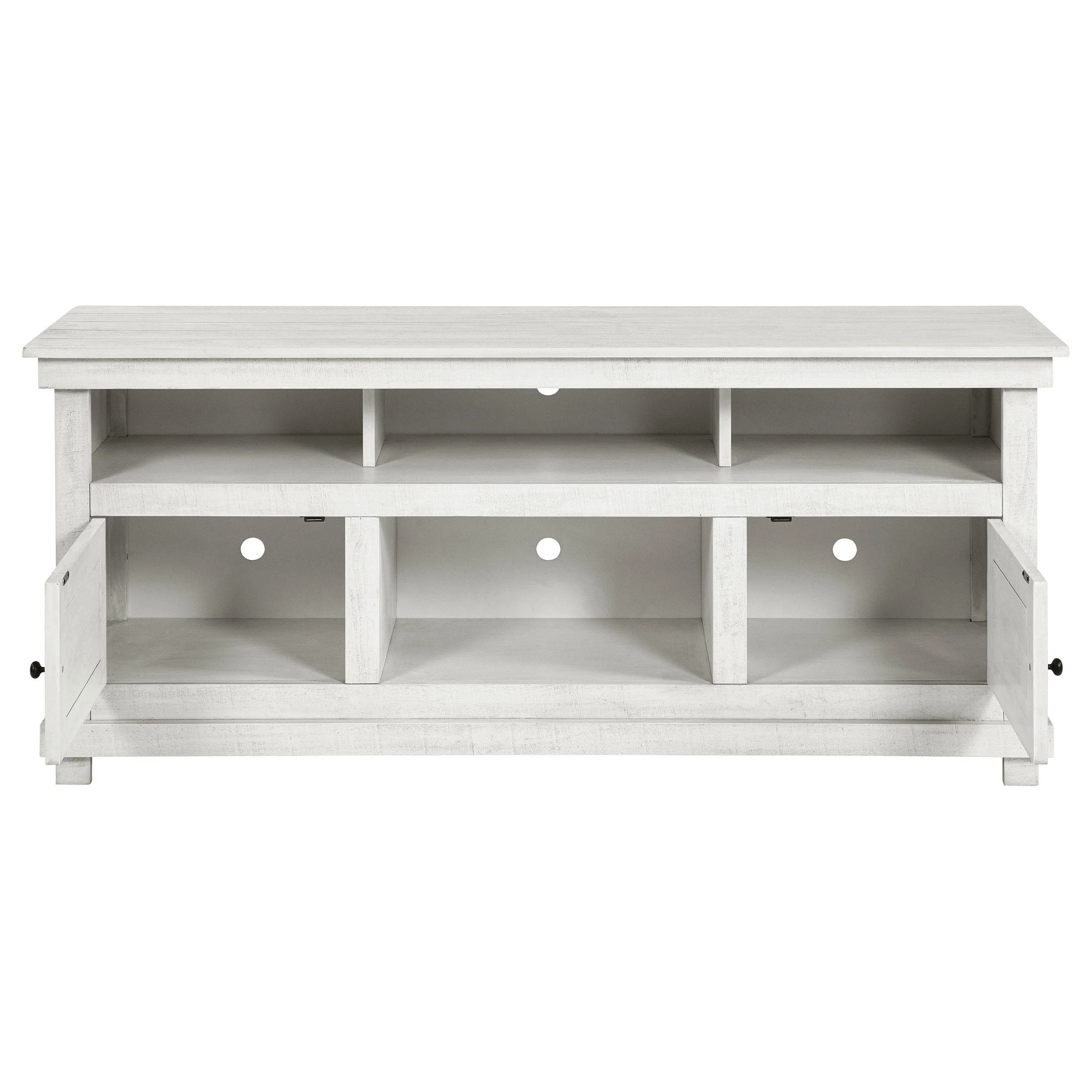 Coaster Furniture Payne 710052 60-inch TV Stand Media Console - Distressed White - Image 3
