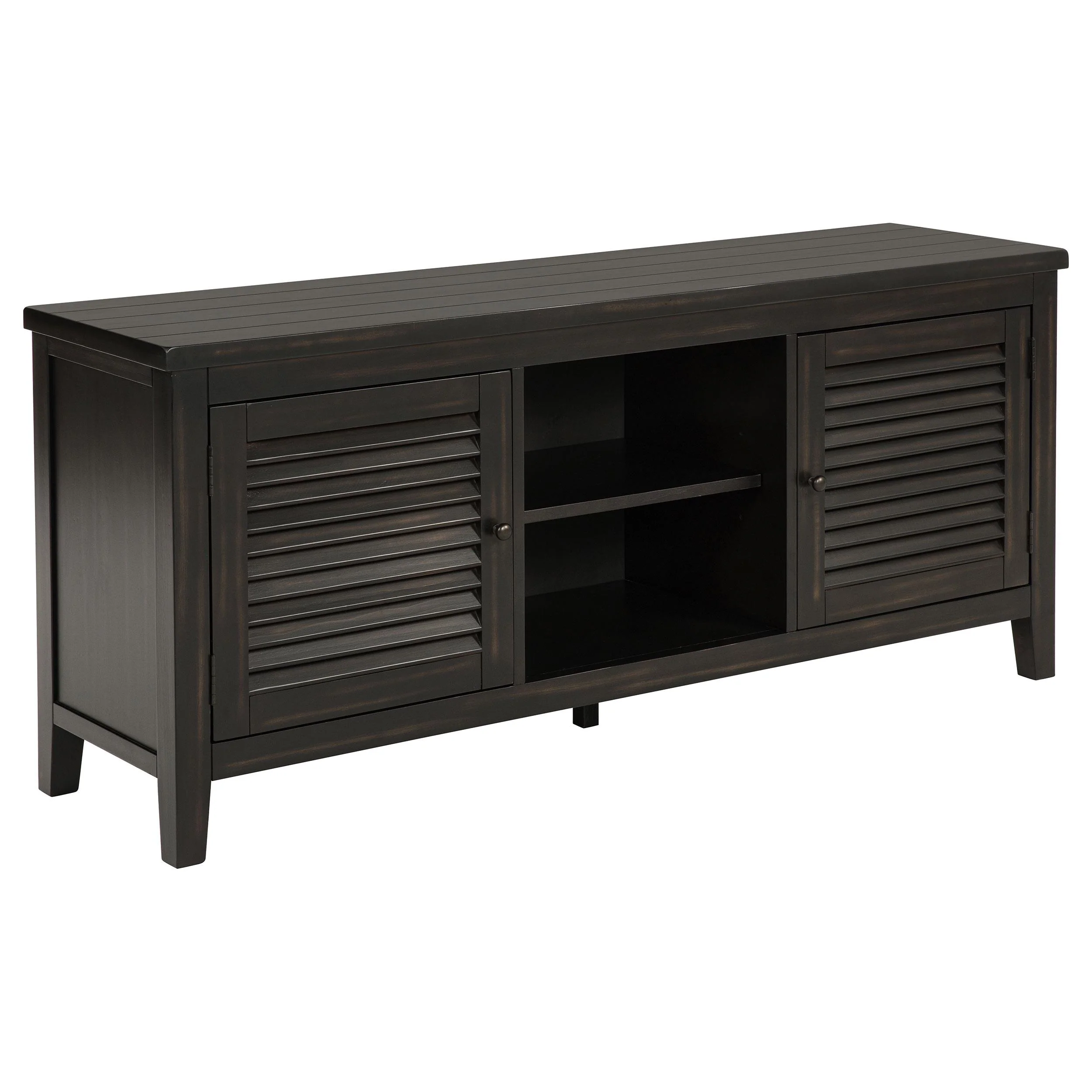 Coaster Furniture Concord 701782 2-door 60-inch TV Stand Console – Distressed Java