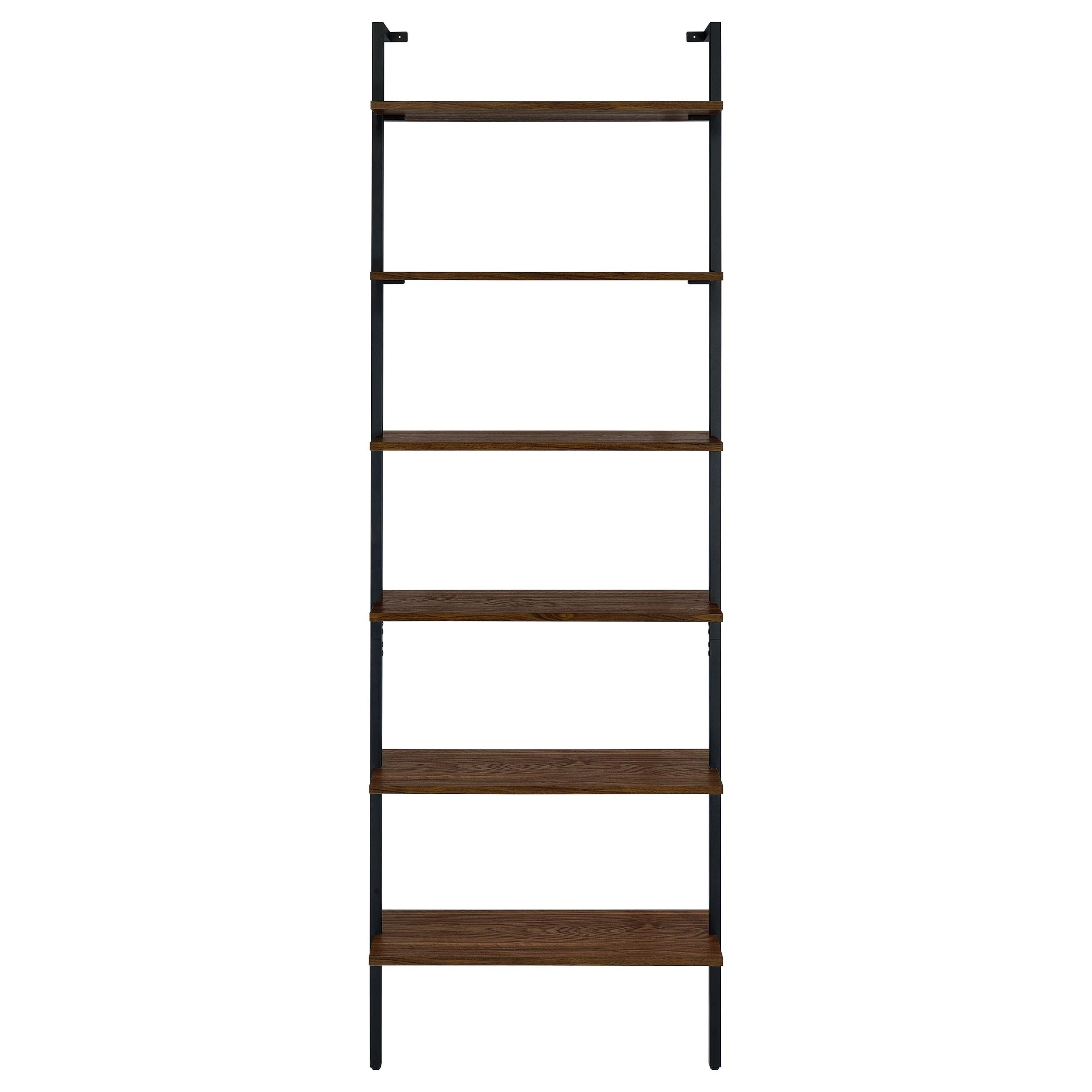 Coaster Furniture Owens 980072 96-inch 6-shelf Wall Bookshelf - Walnut - Image 2