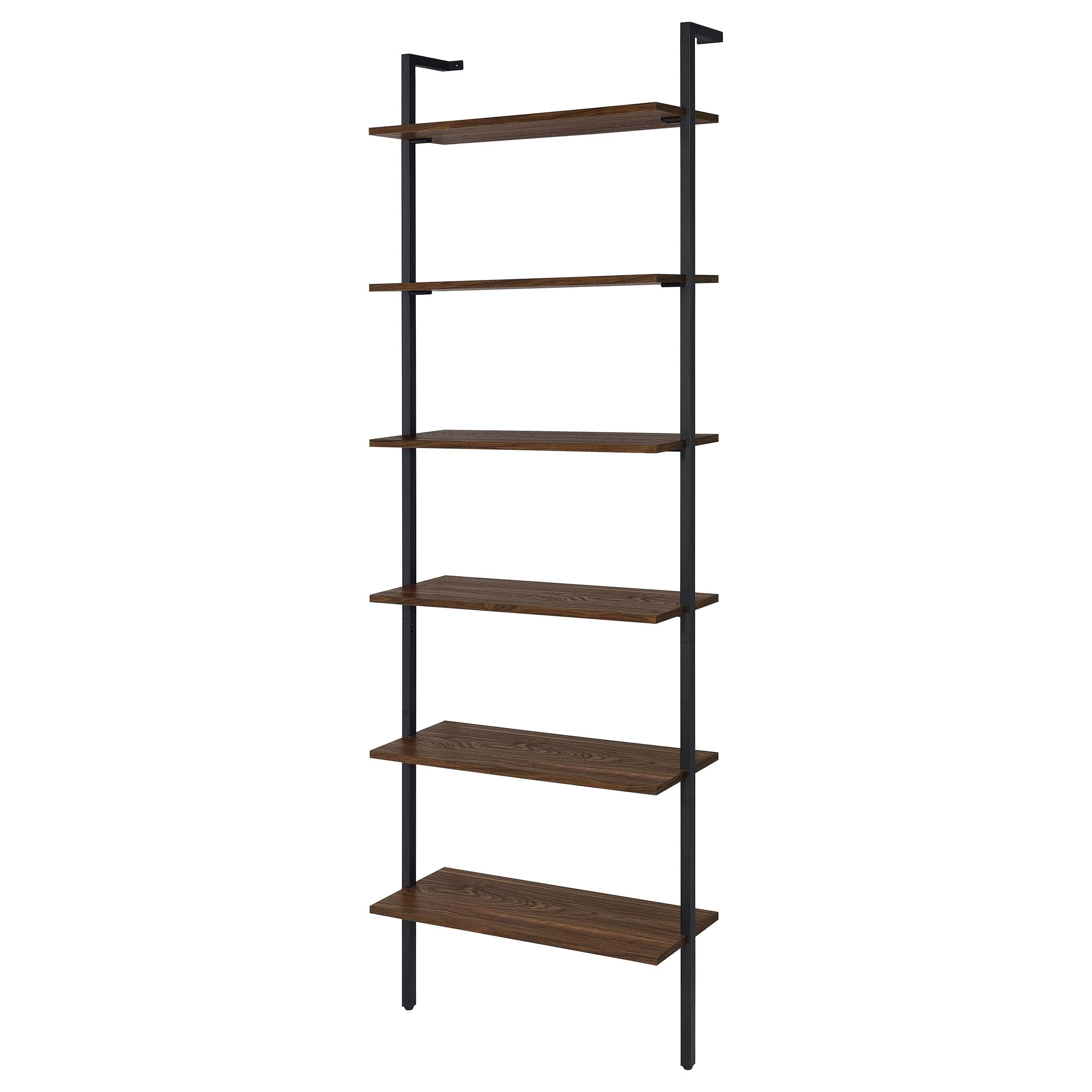 Coaster Furniture Owens 980072 96-inch 6-shelf Wall Bookshelf - Walnut - Image 3