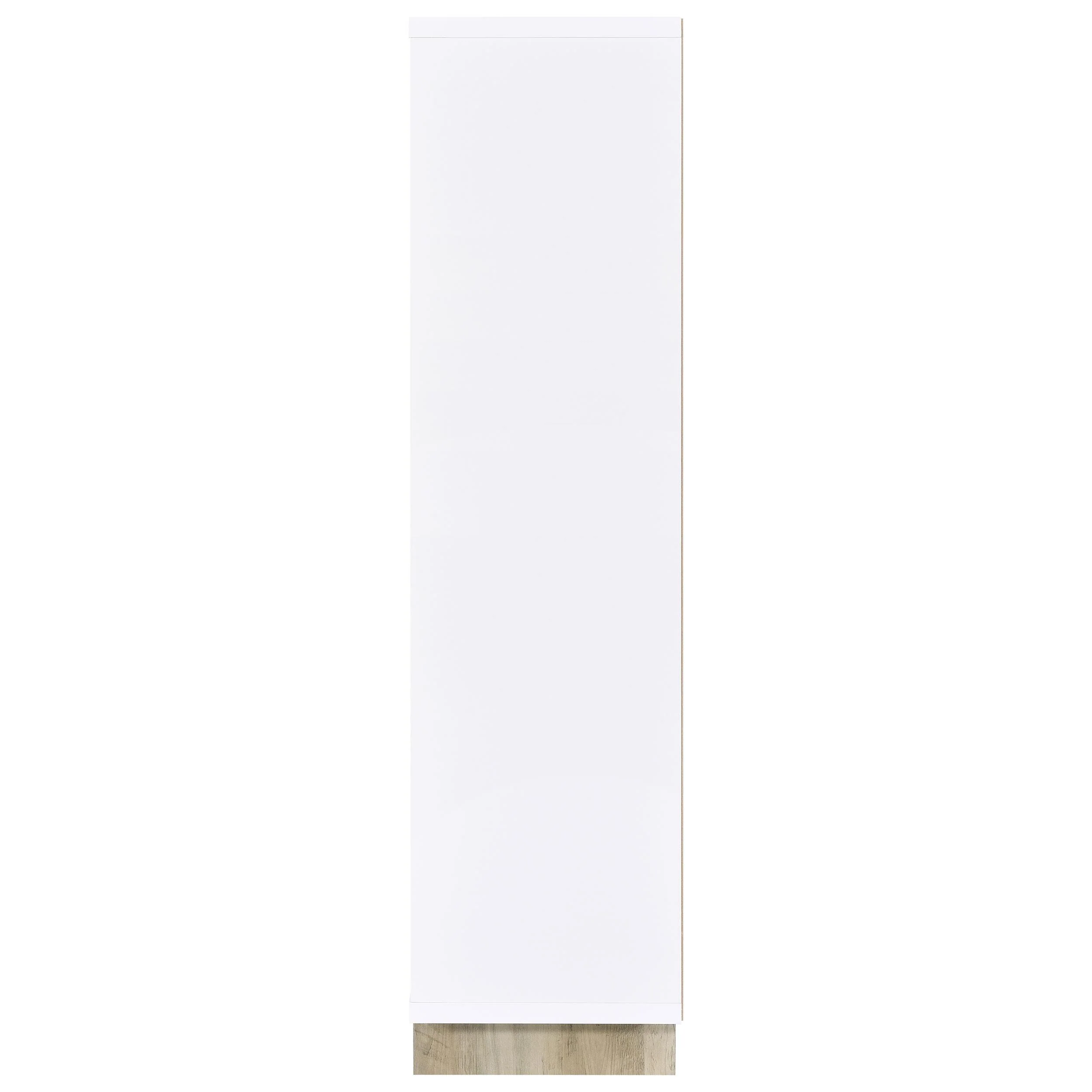 Coaster Furniture Dalton 980075 65-inch 6-shelf Bookcase - White and Distressed Pine - Image 3