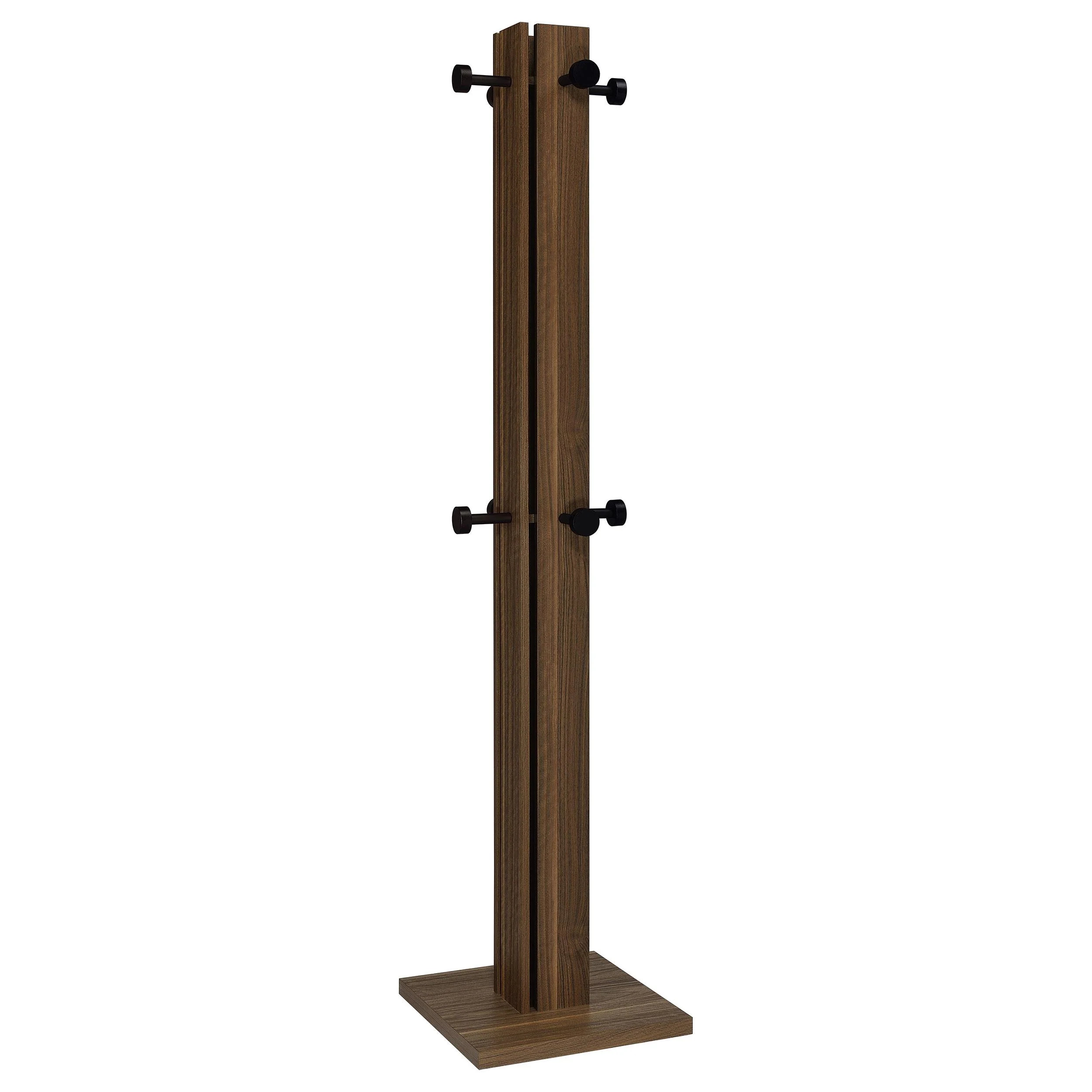 Coaster Furniture Rikkie 983281 Engineered Wood Coat Rack – Walnut