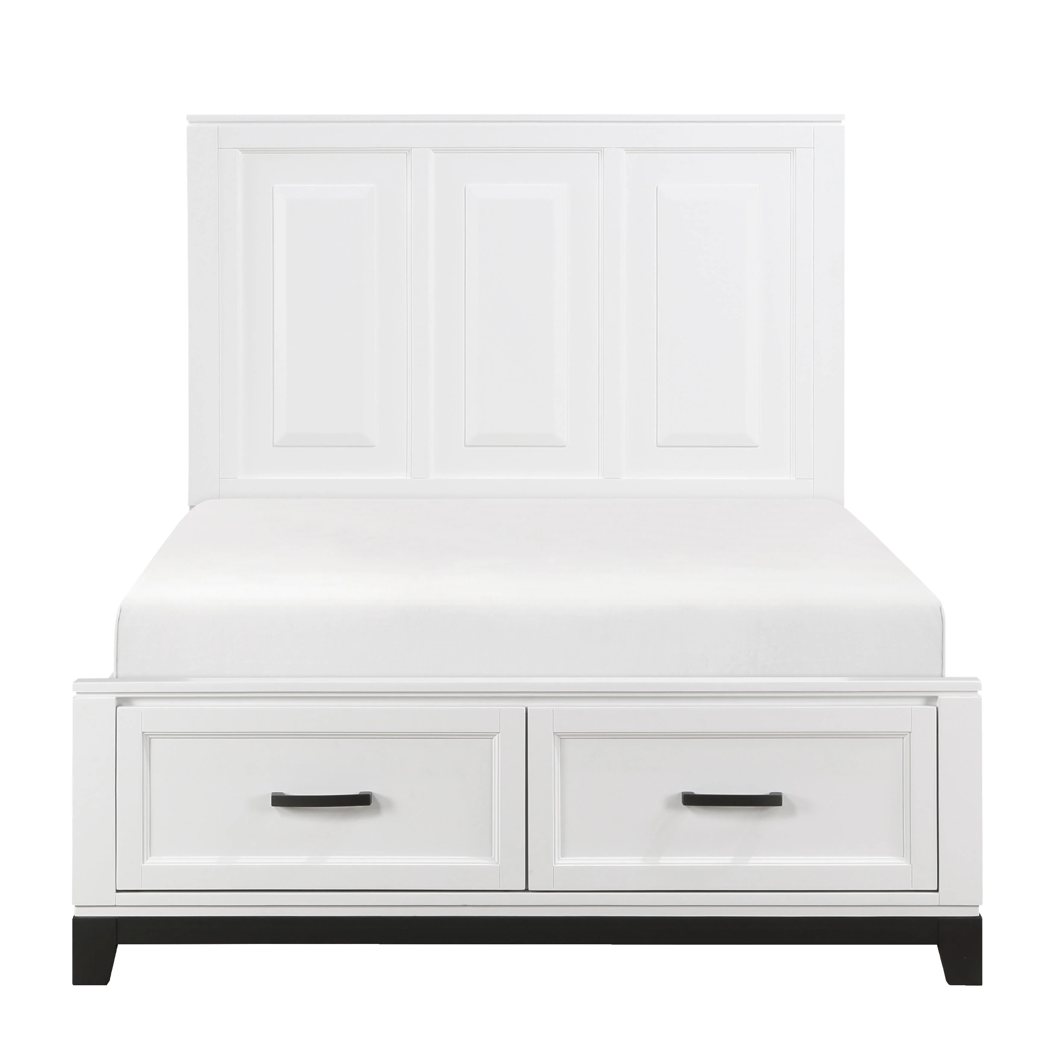 Homelegance Garretson 1450WHF-1* Full Platform Bed with Footboard Storage - Image 1
