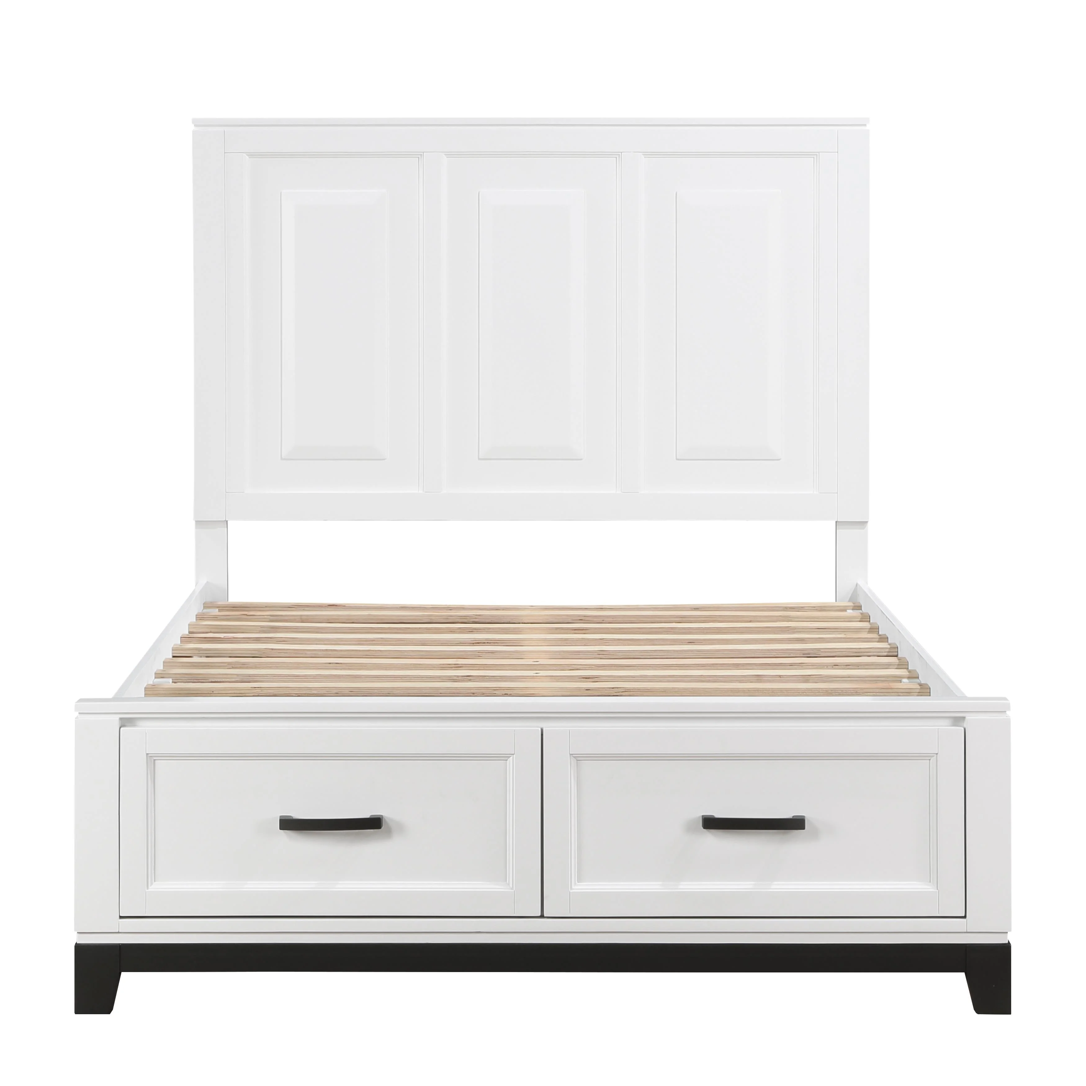 Homelegance Garretson 1450WHF-1* Full Platform Bed with Footboard Storage - Image 2