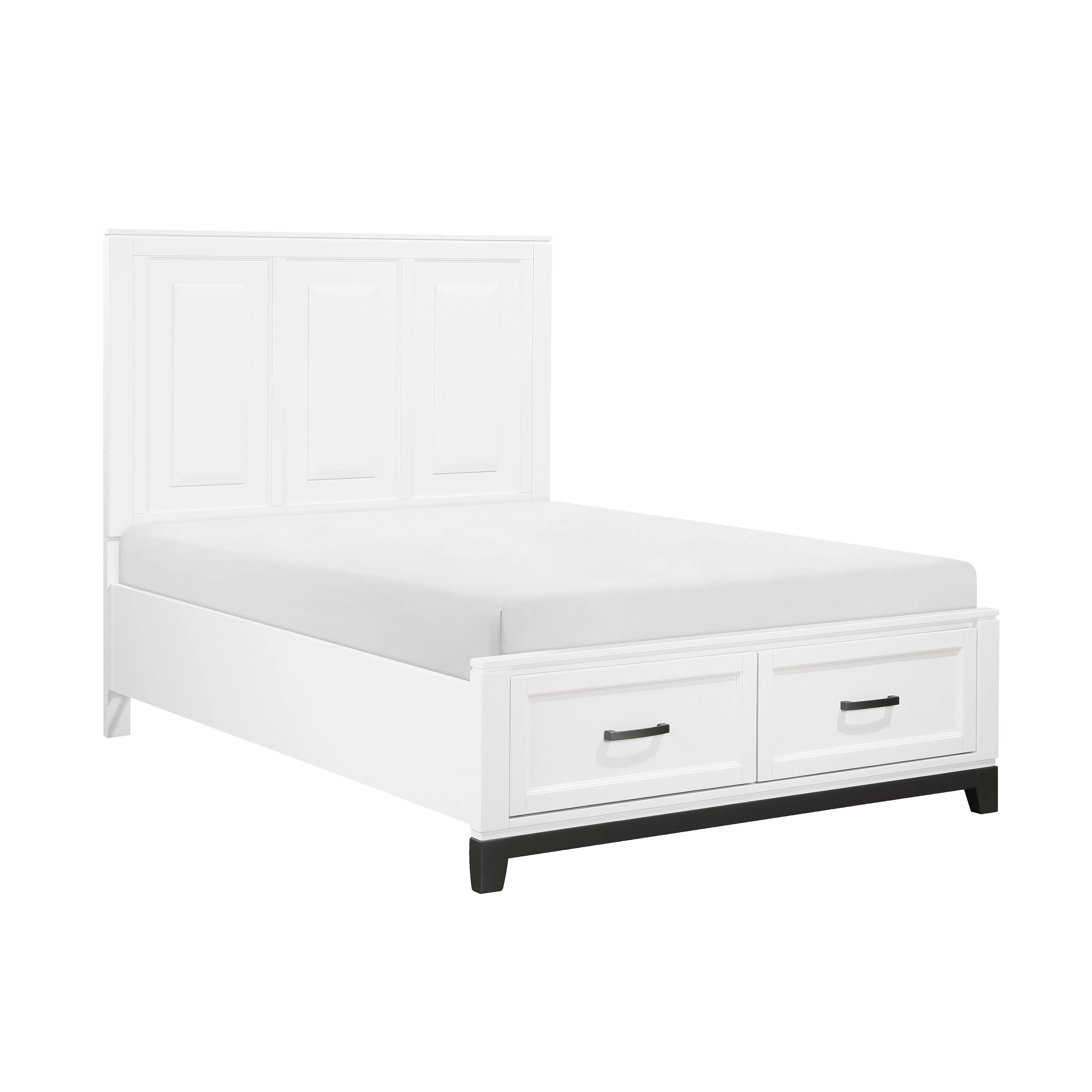 Homelegance Garretson 1450WHF-1* Full Platform Bed with Footboard Storage - Image 3