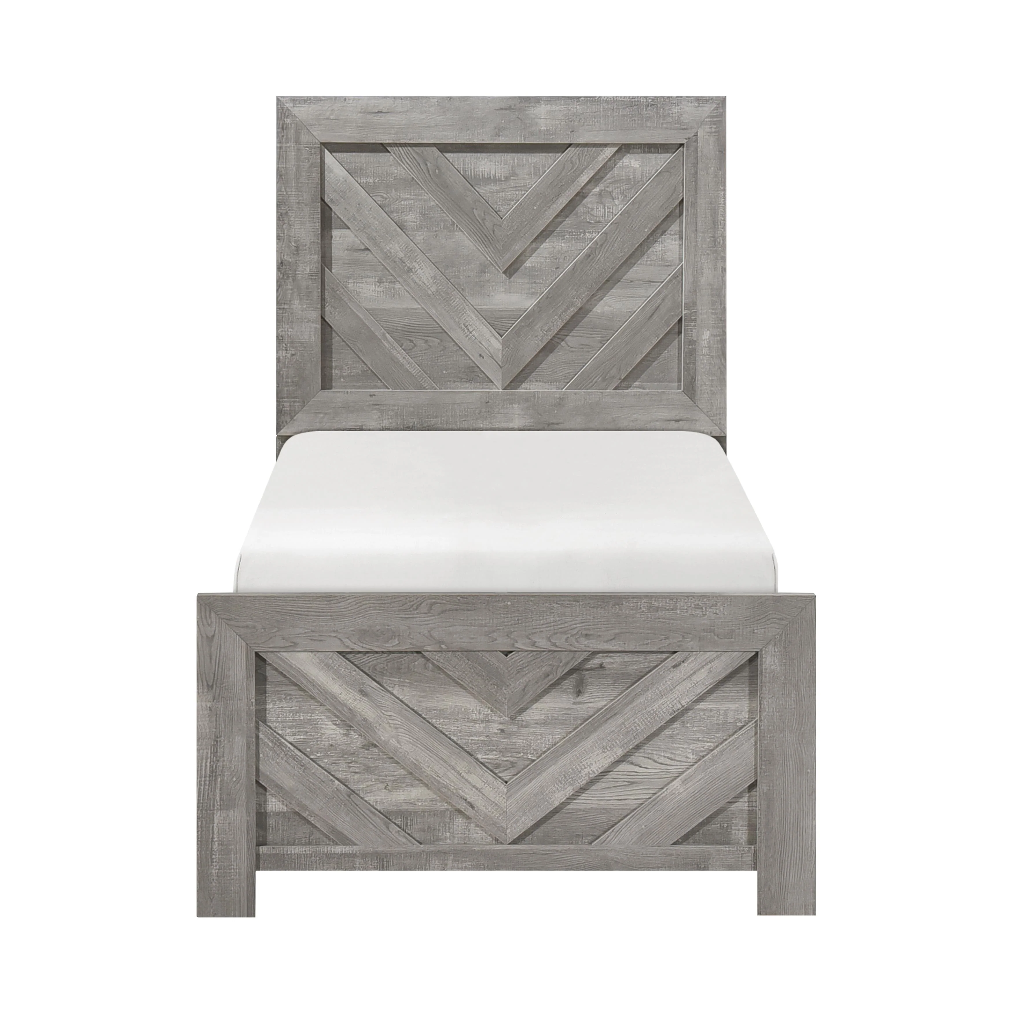 Homelegance Corbin 1534NPGYT-1 Twin Bed - Image 1