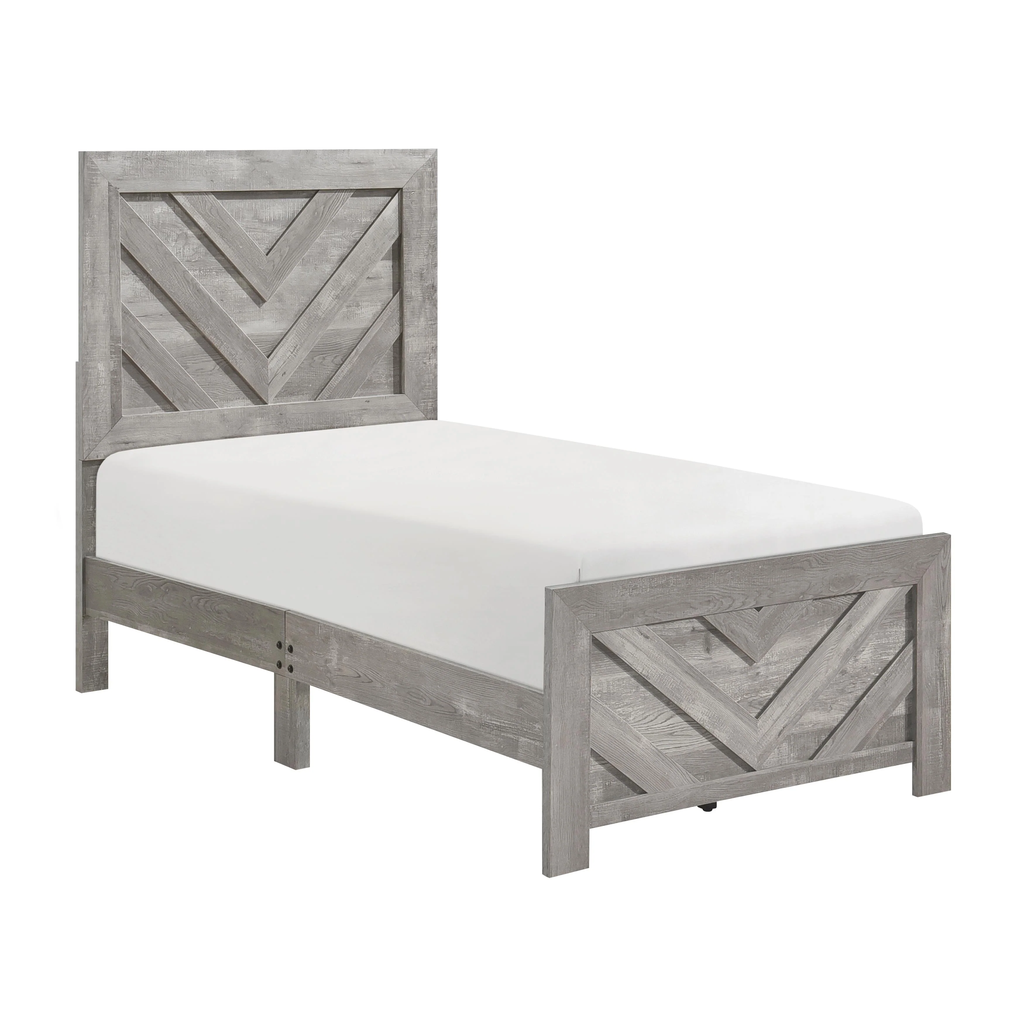 Homelegance Corbin 1534NPGYT-1 Twin Bed - Image 3